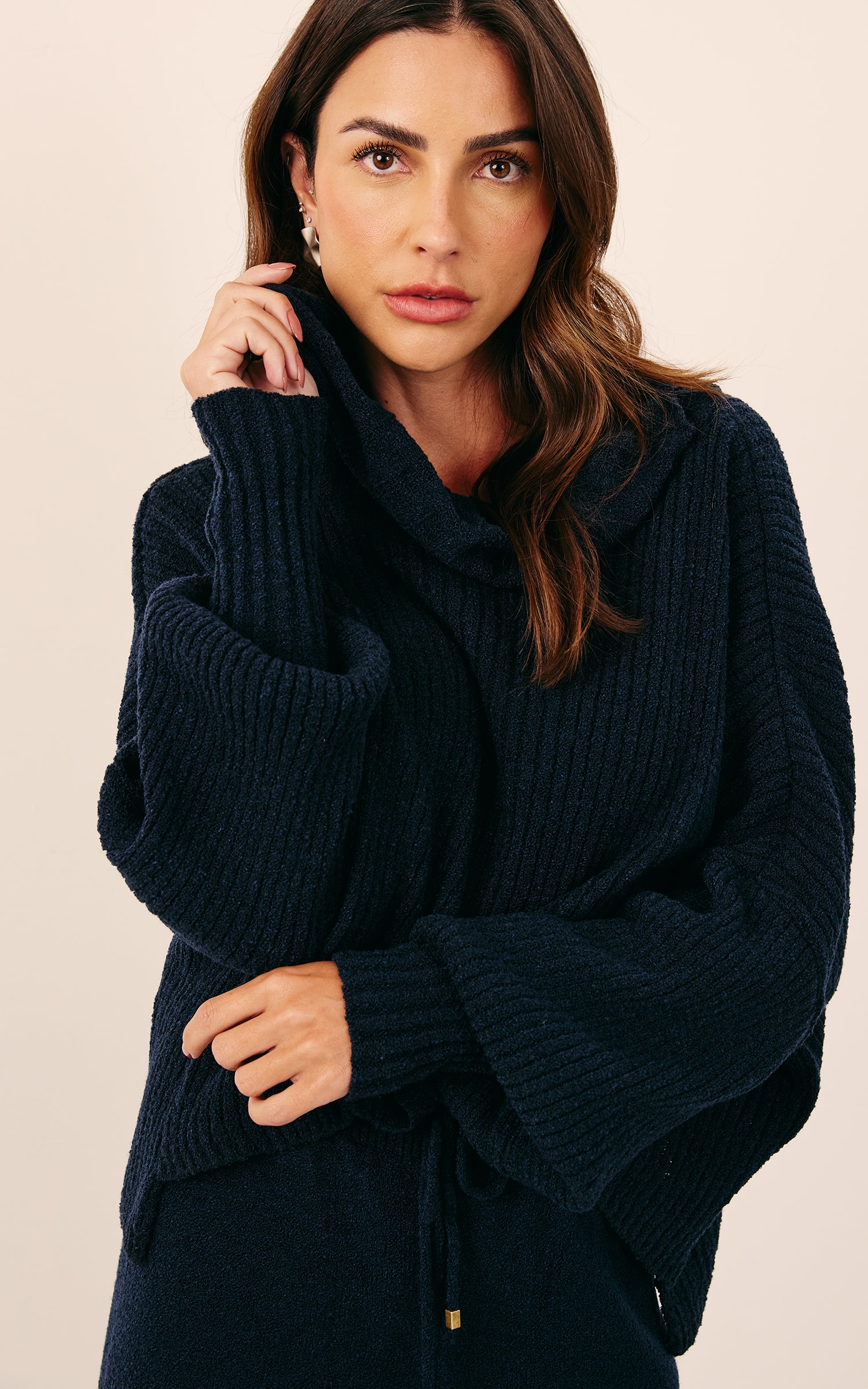 Pull Tricot Comfy Marinho