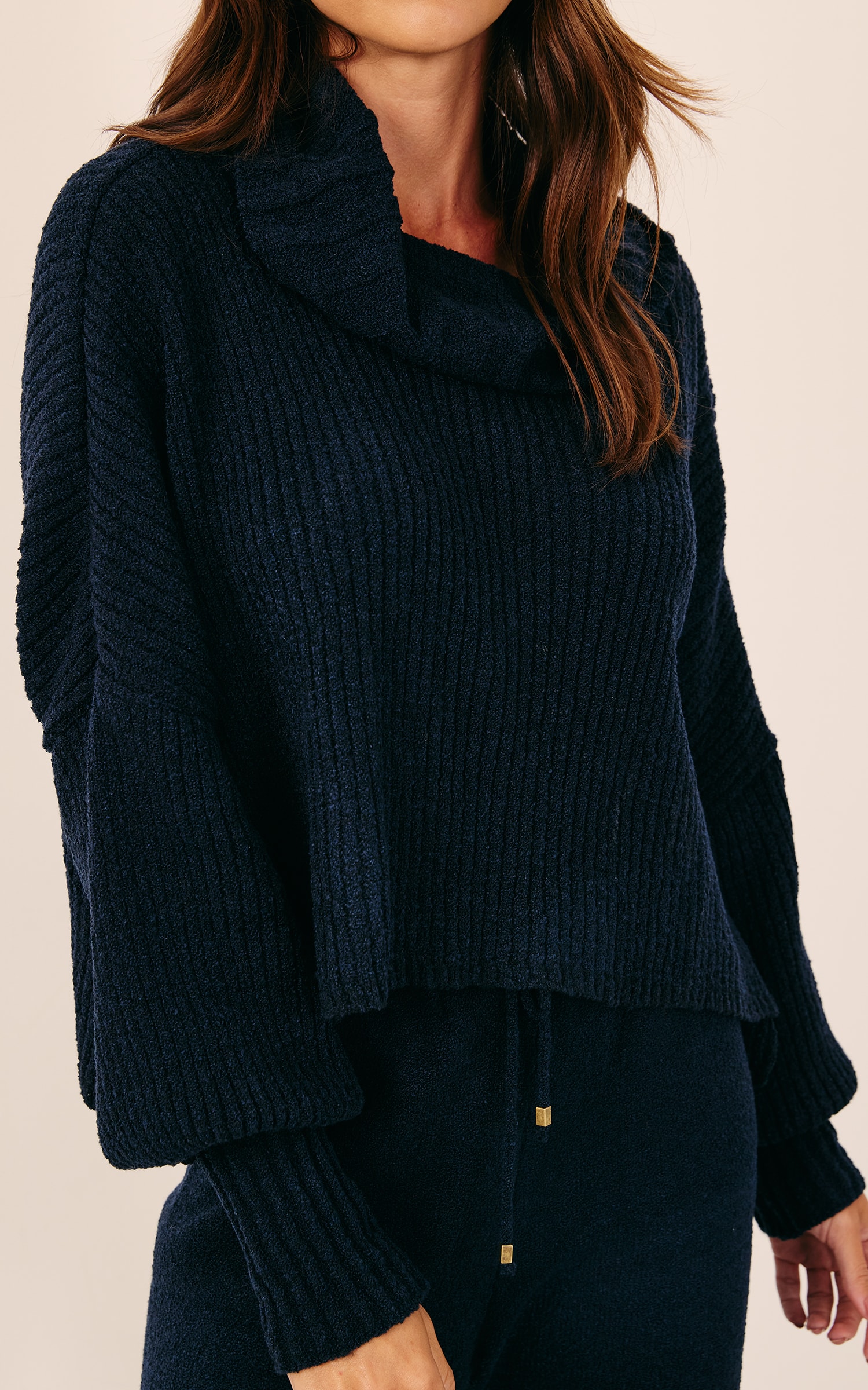Pull Tricot Comfy Marinho