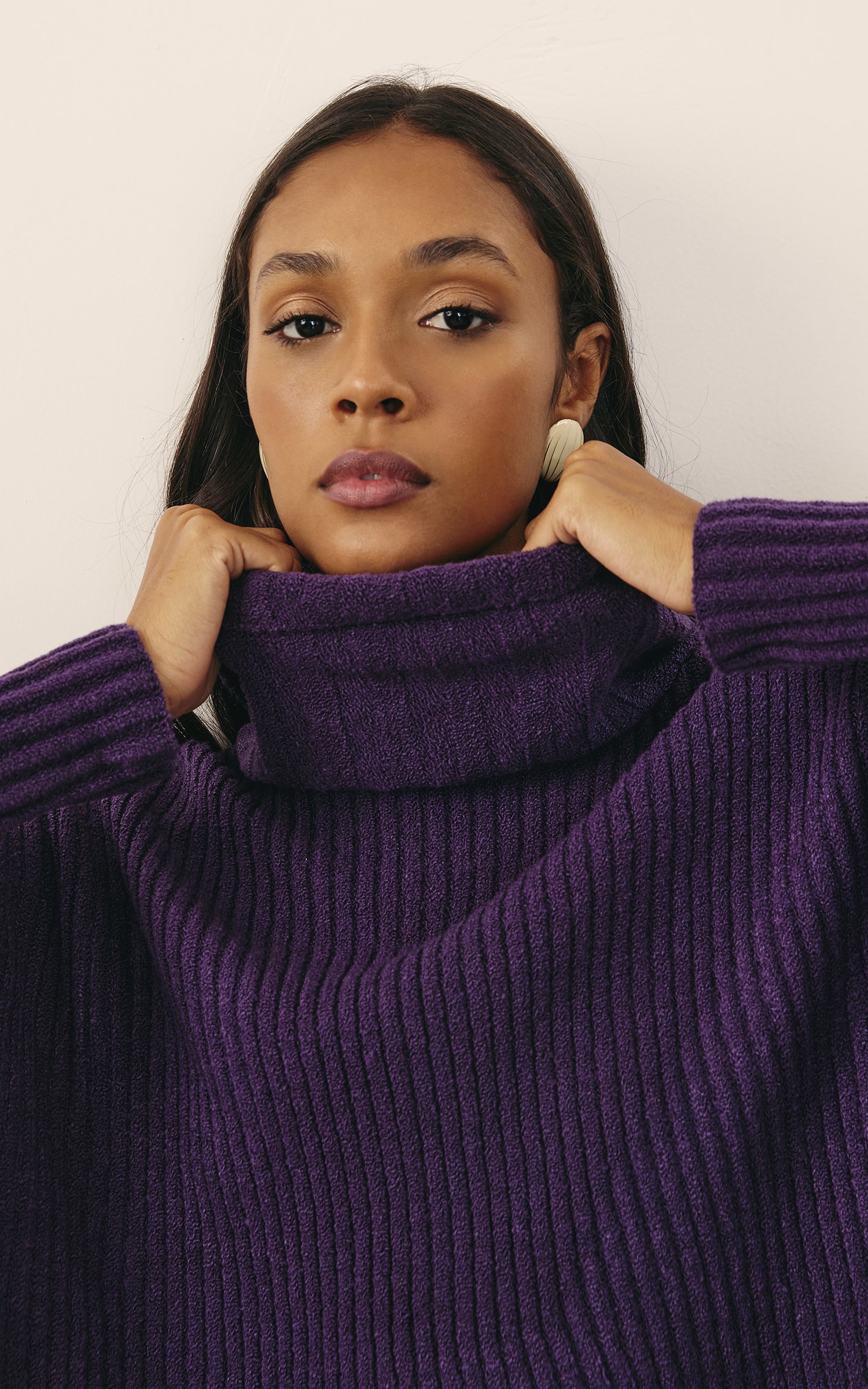 Pull Tricot Comfy Roxo
