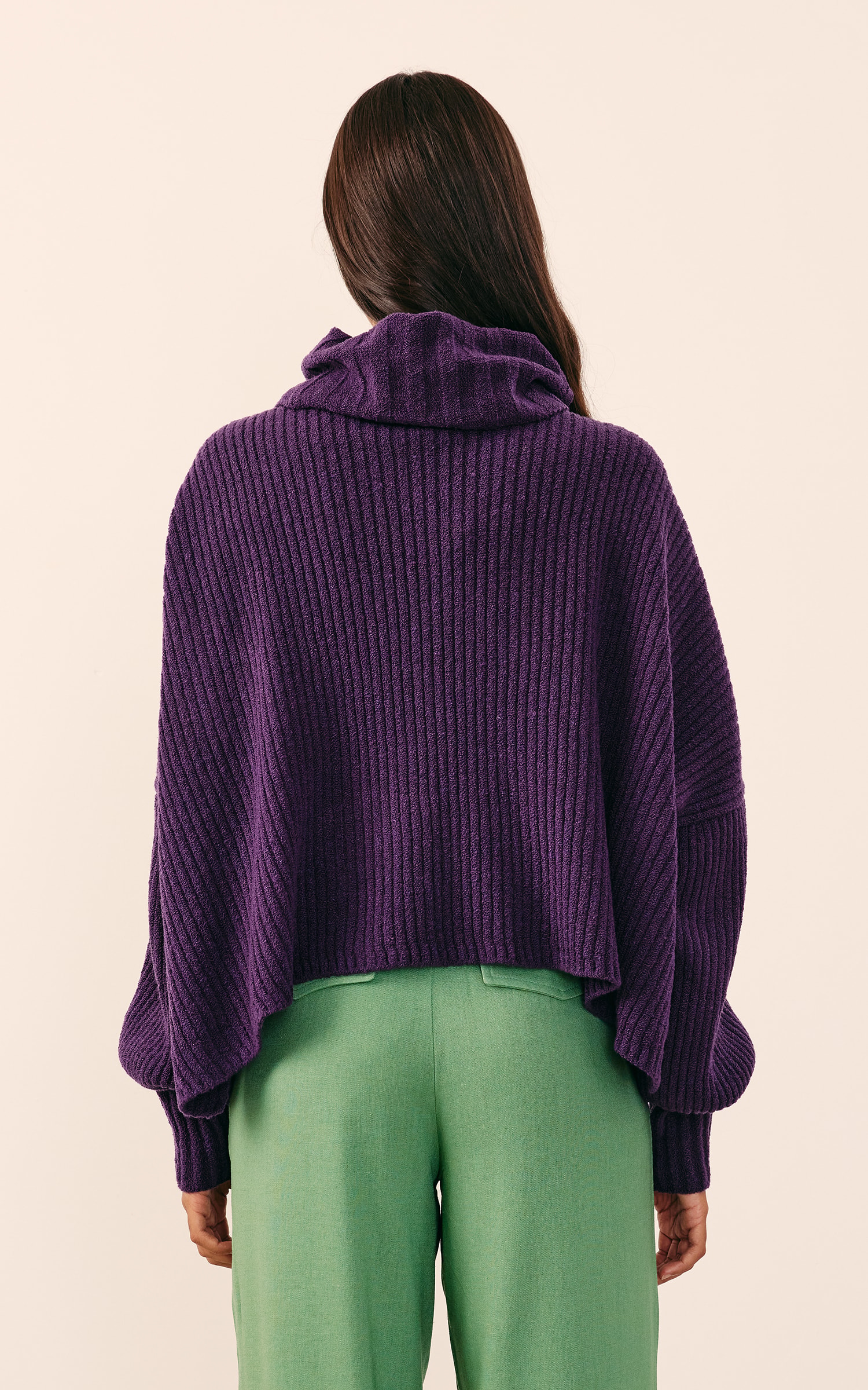 Pull Tricot Comfy Roxo