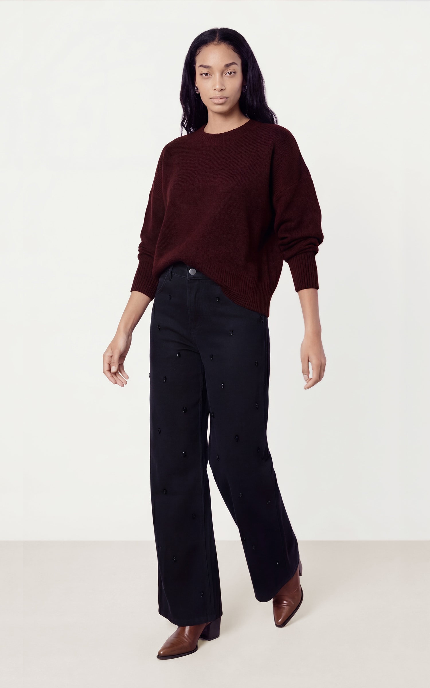 Pull Tricot Cozy Coffee