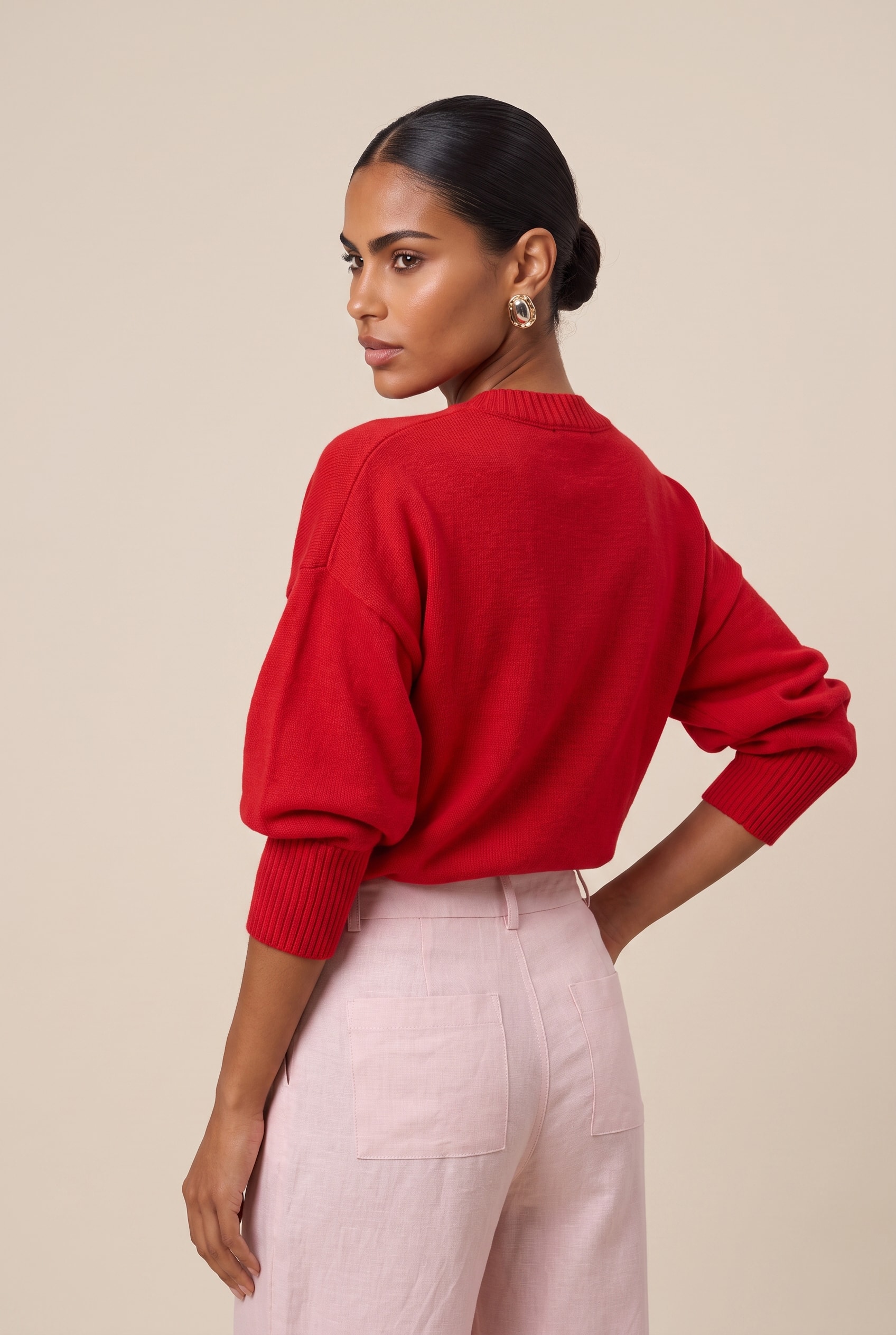 Pull Tricot Cozy Vermelho