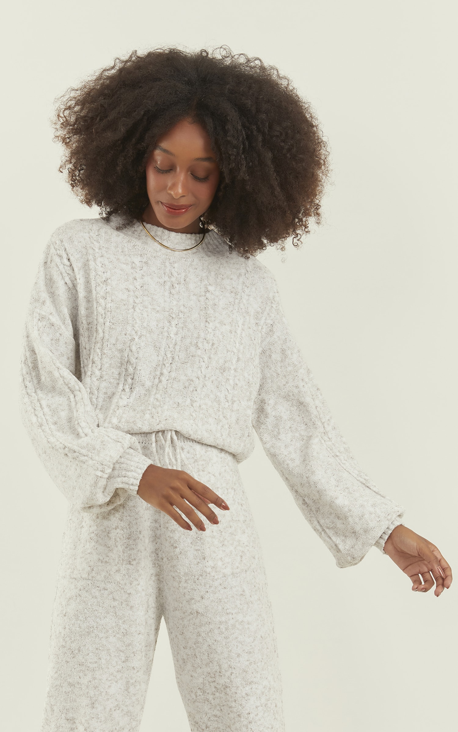 Pull Tricot Flame Natural