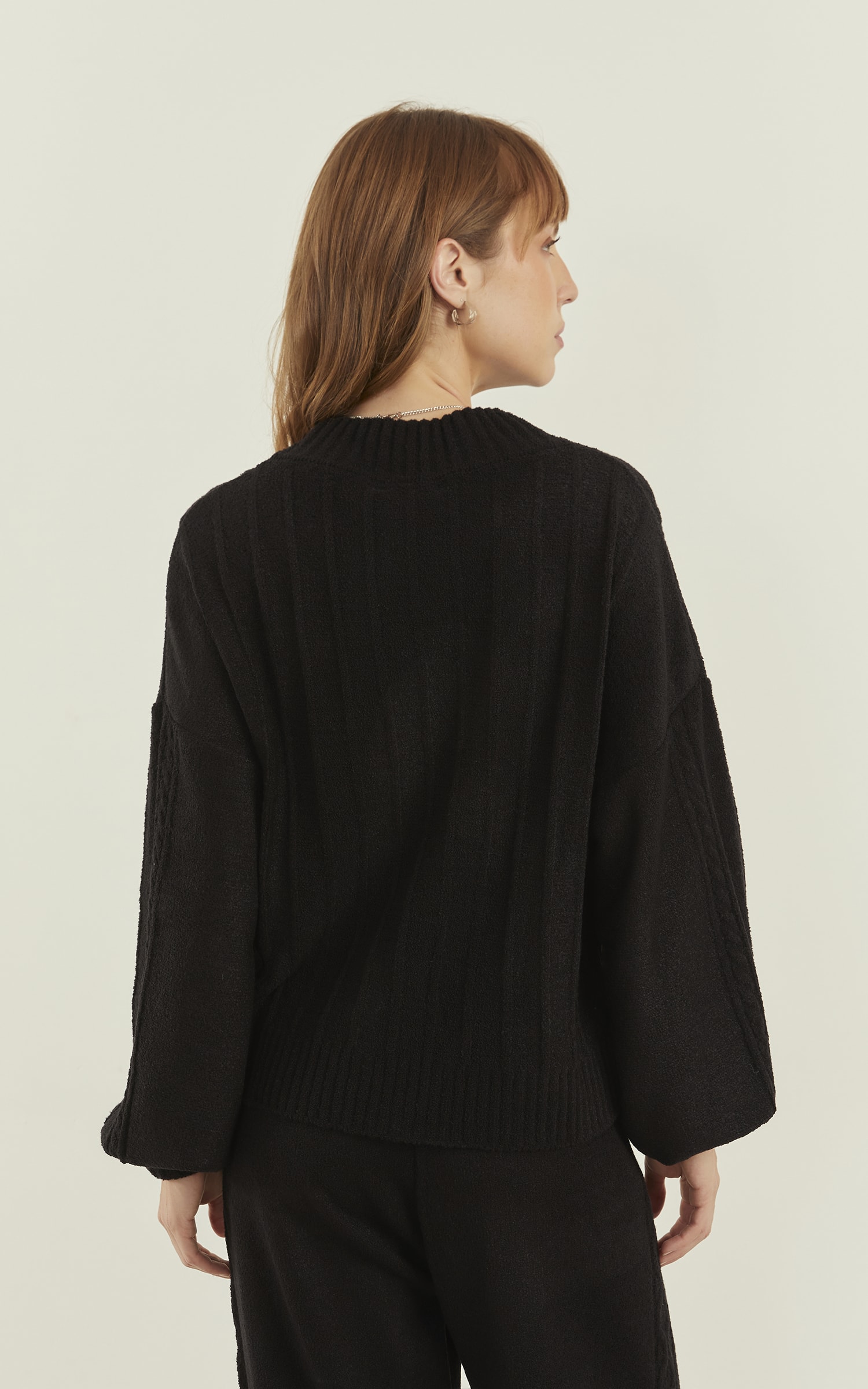 Pull Tricot Flame Preto