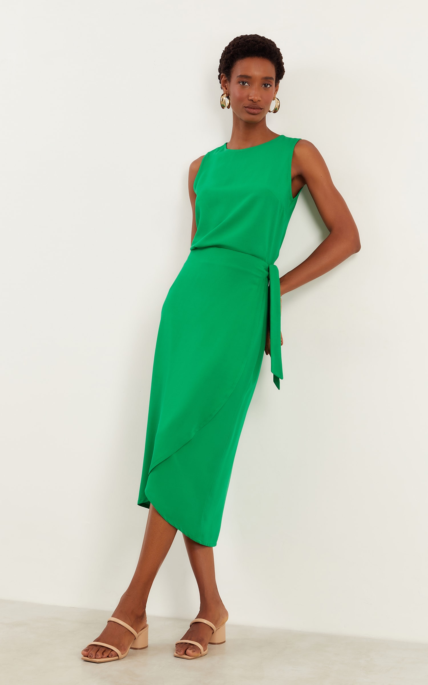 Regata Basic Decote Redondo Verde Tropical