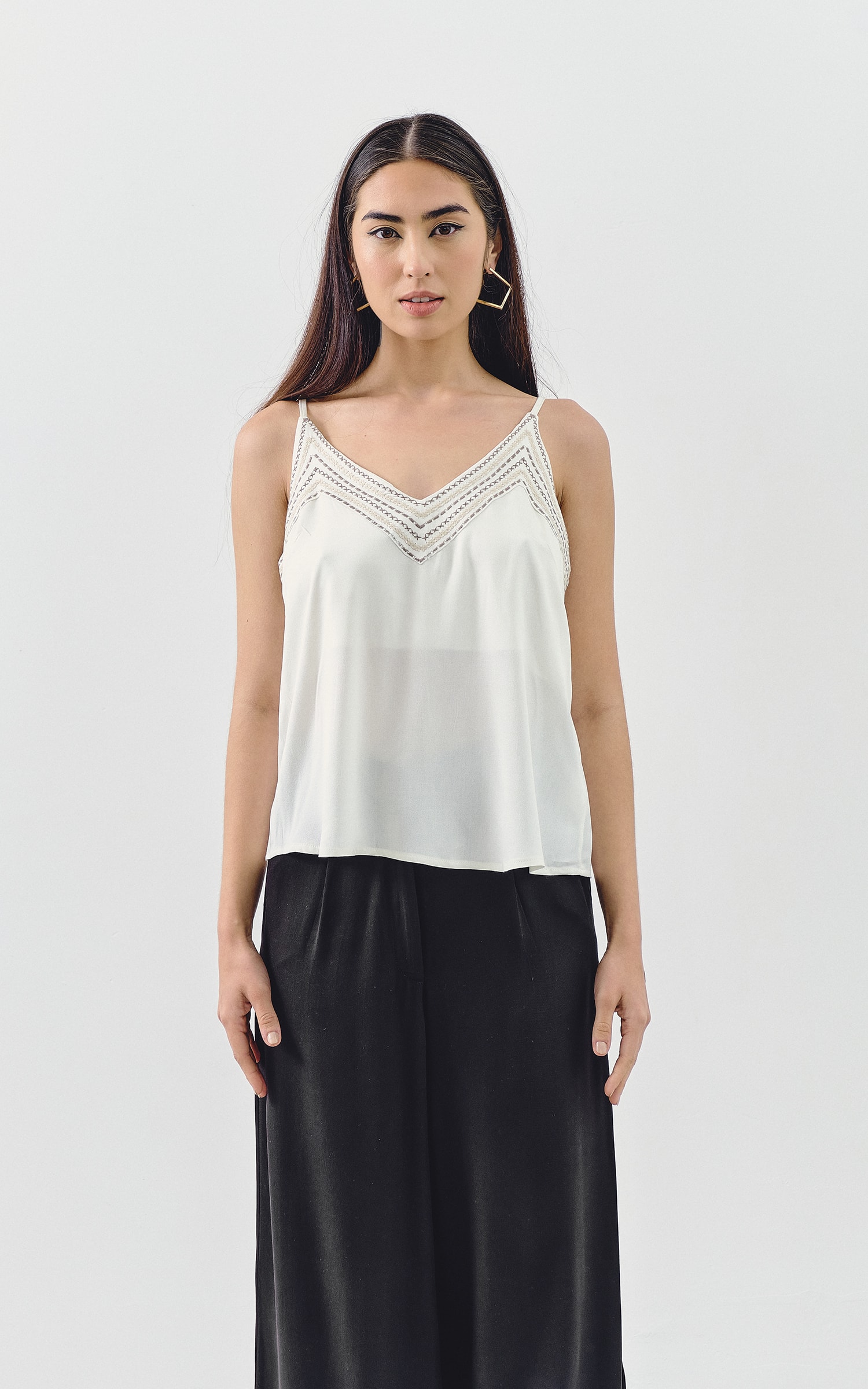 Regata Bordado Off White