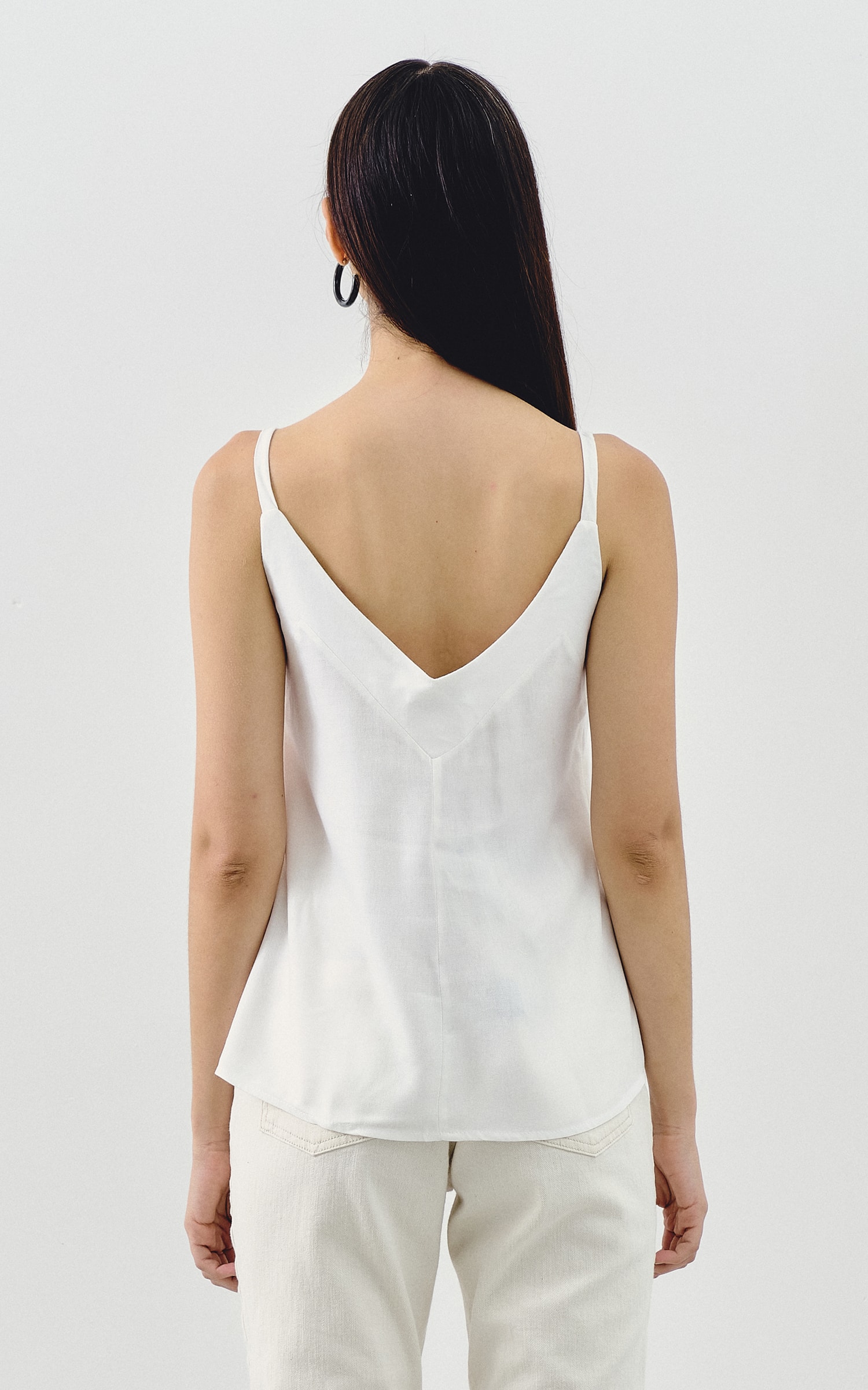 Regata Botões Off White