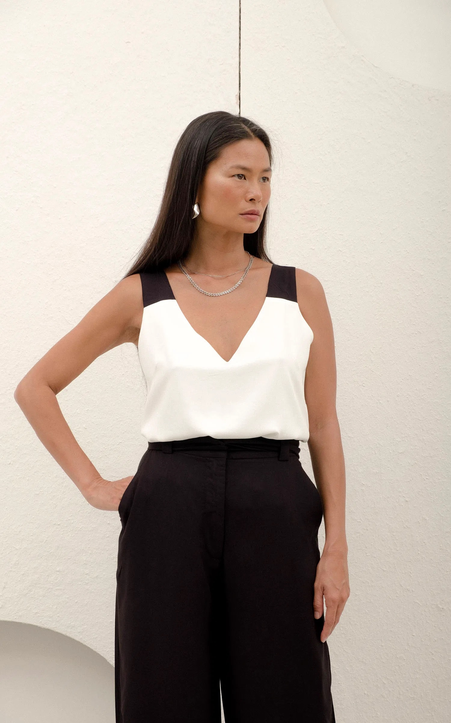 Regata Classic Off/Preto