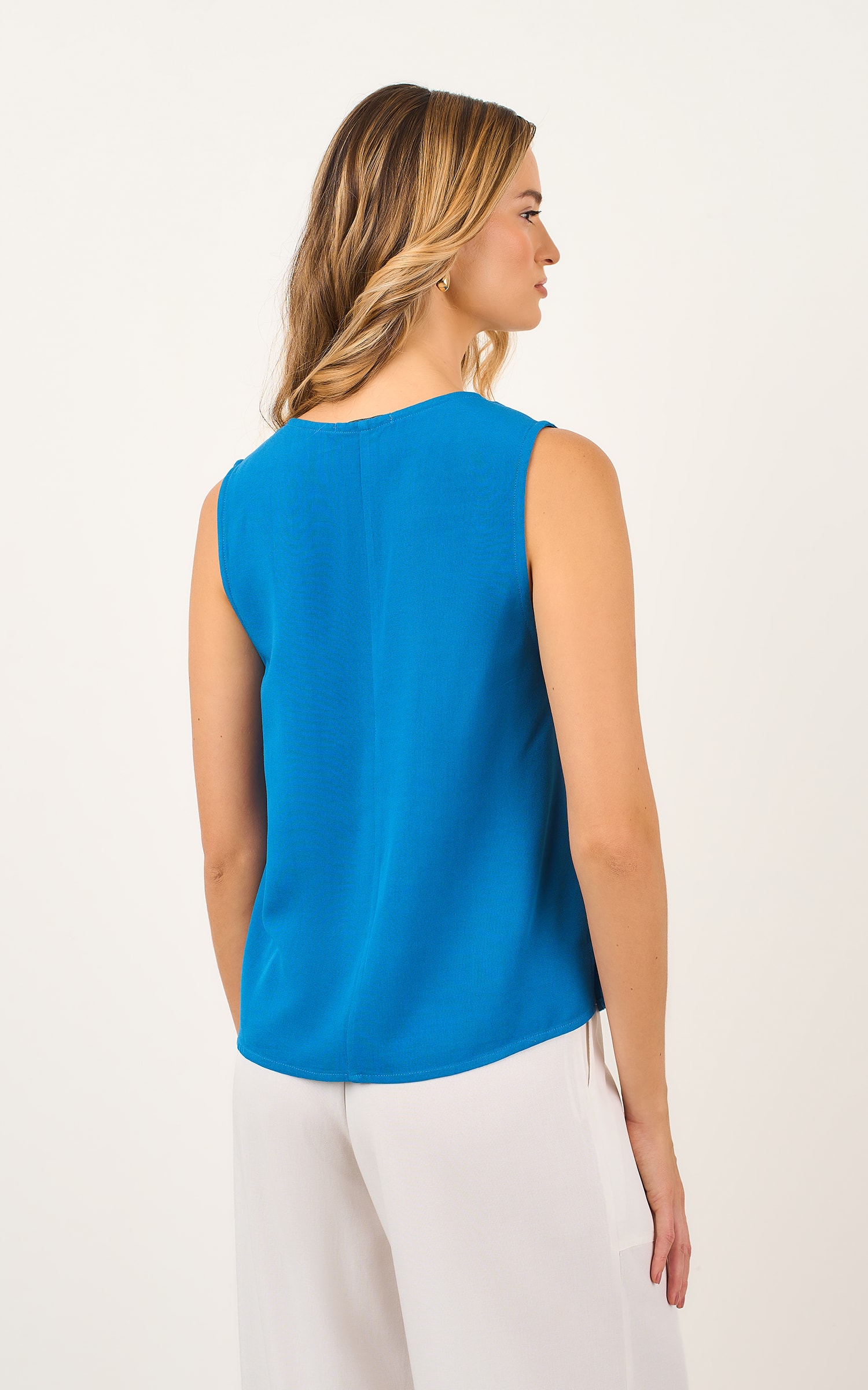 Regata Decote v Crayon Azul Denim