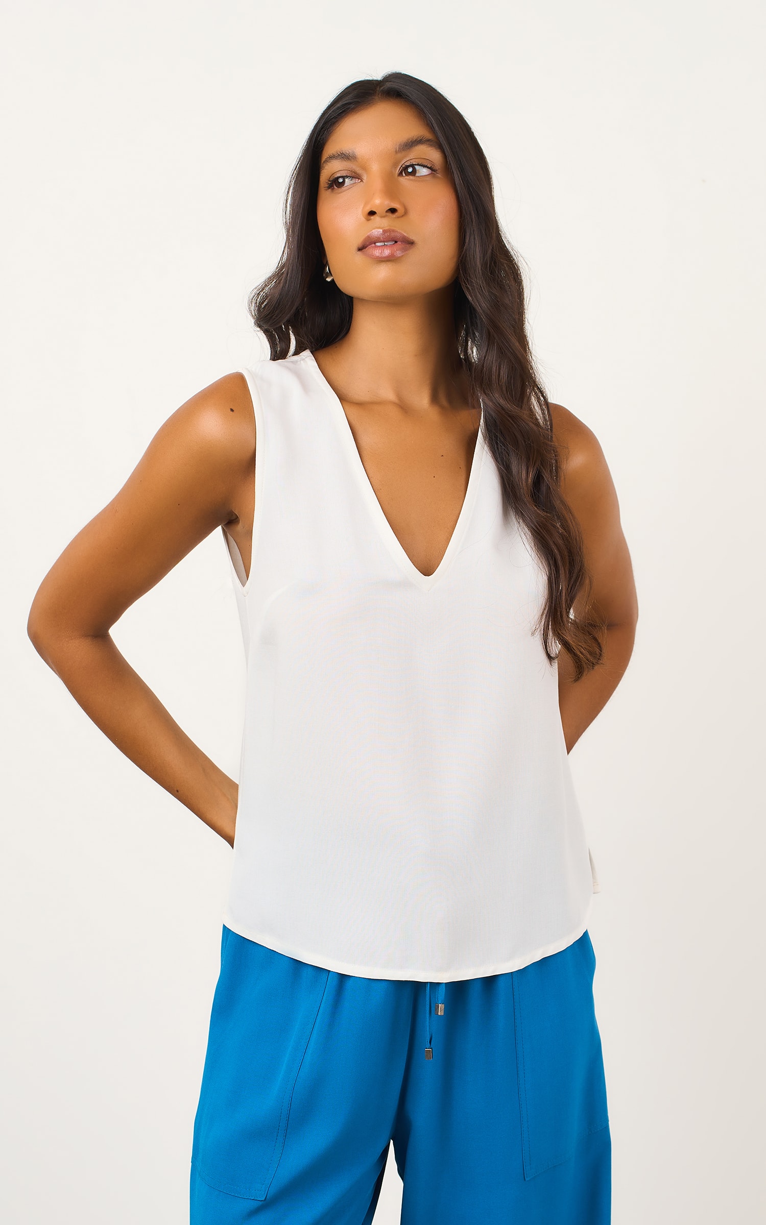 Regata Decote v Crayon Off White