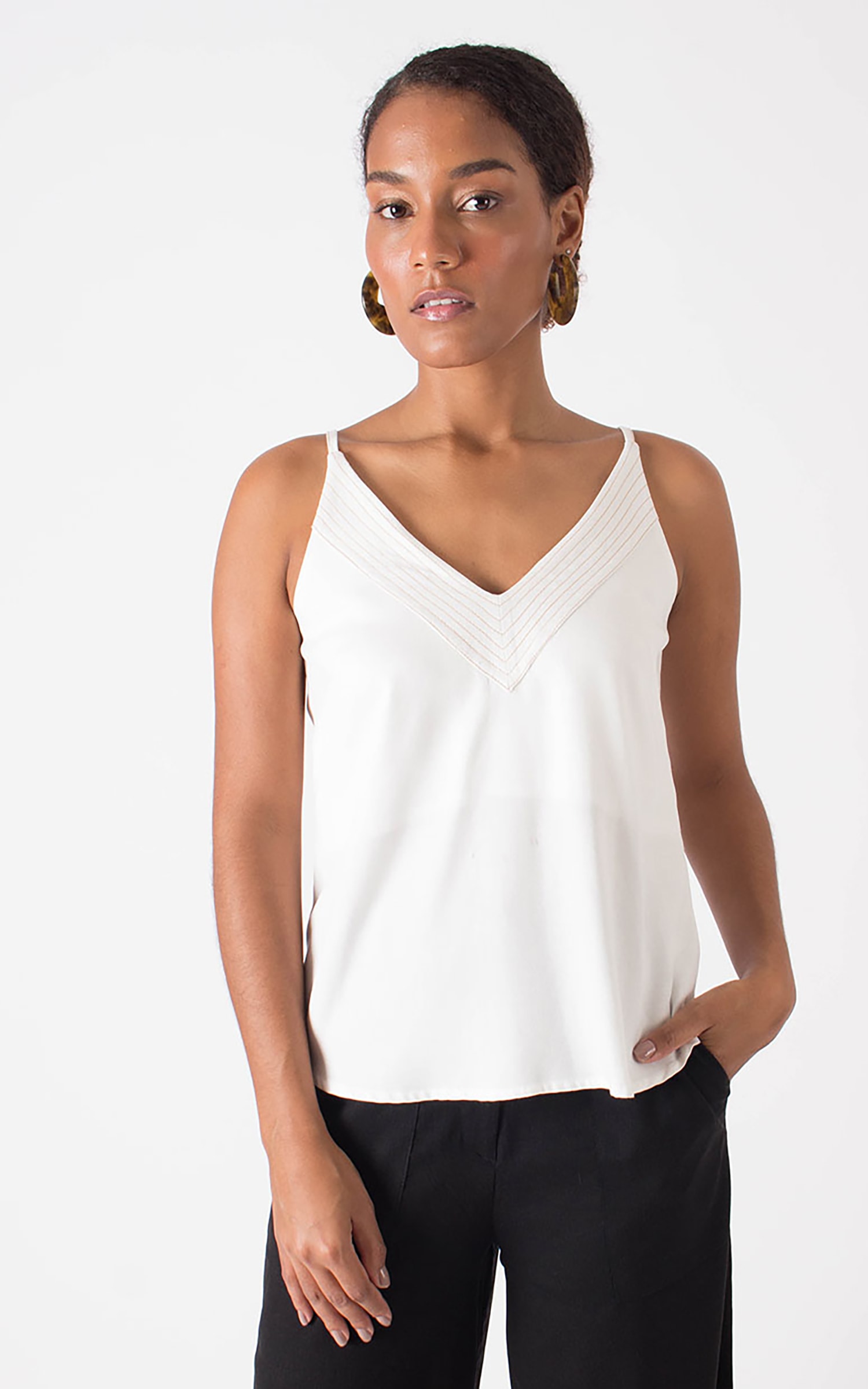 Regata Pespontada Off White