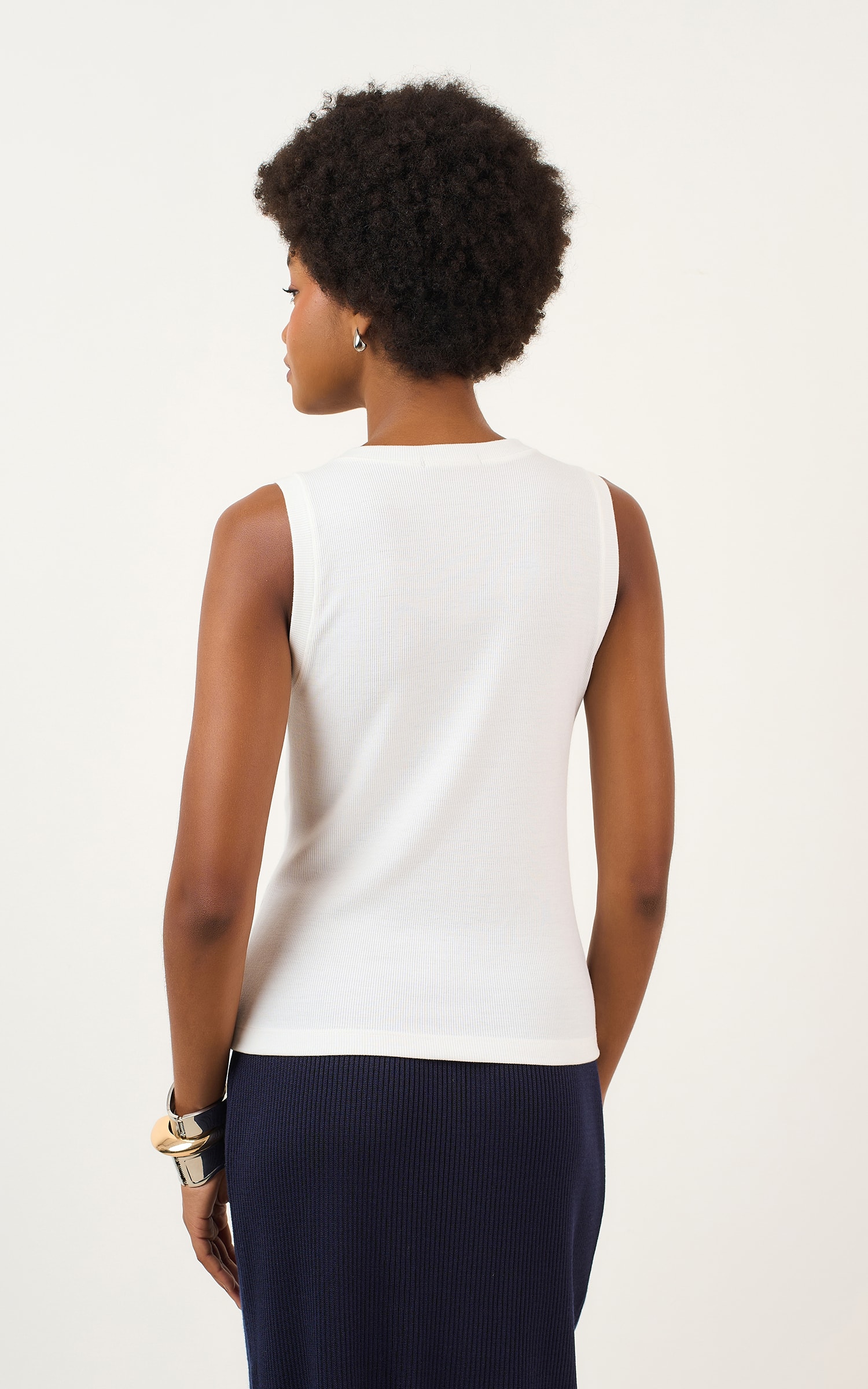 Regata Rib Rebites Off White