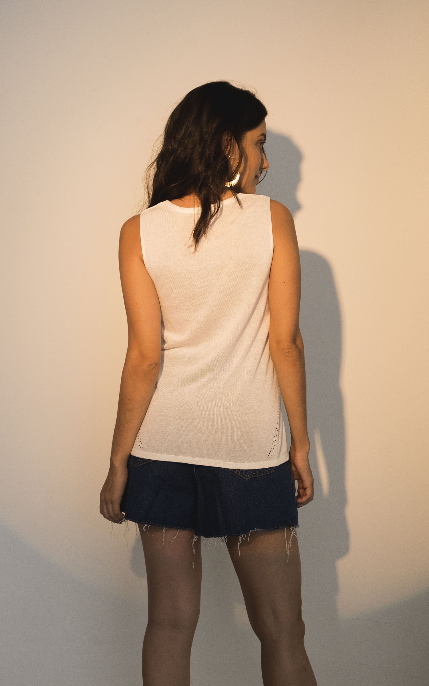 Regata Tricot Casual Off White