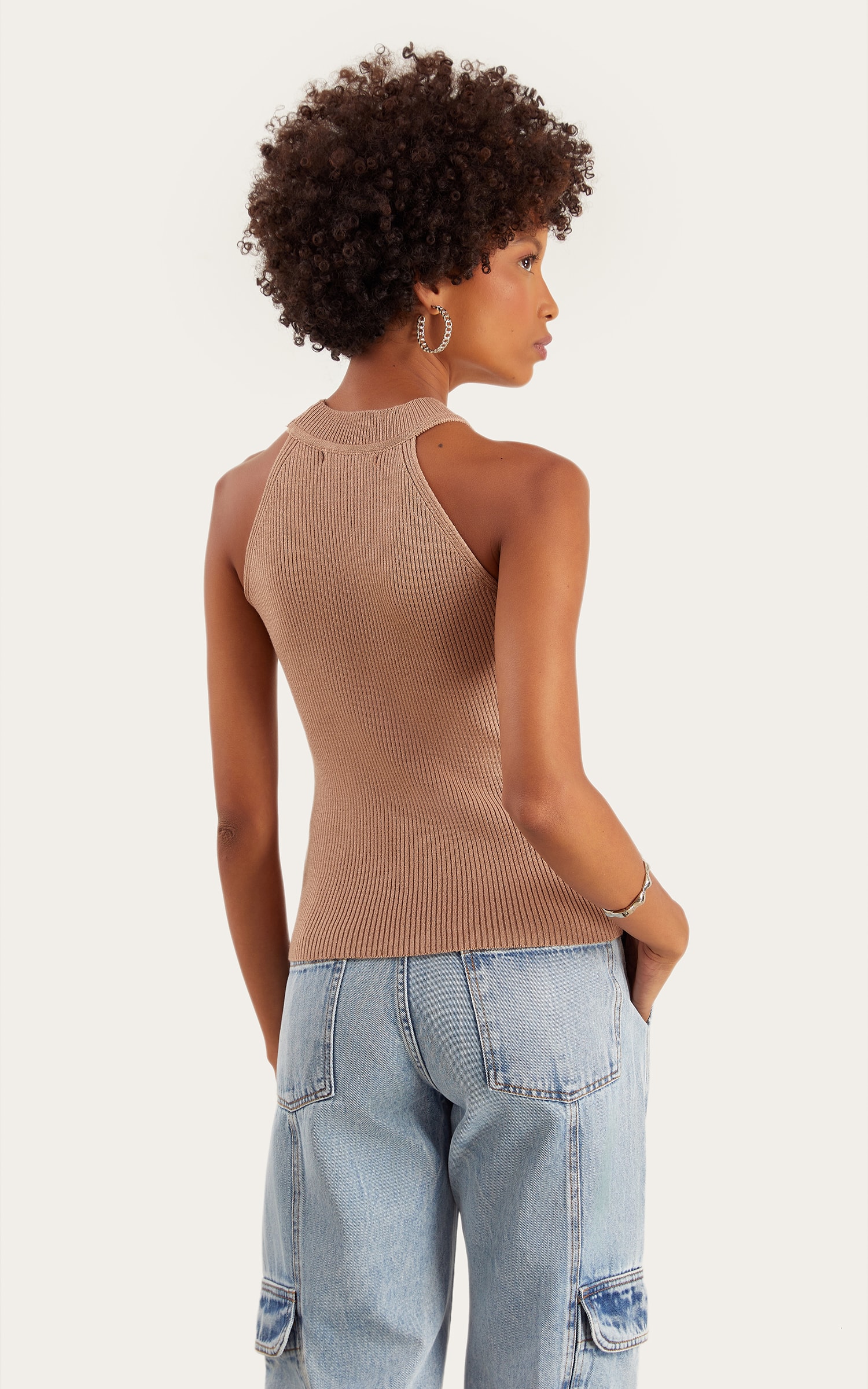 Regata Tricot Cava Amendoa