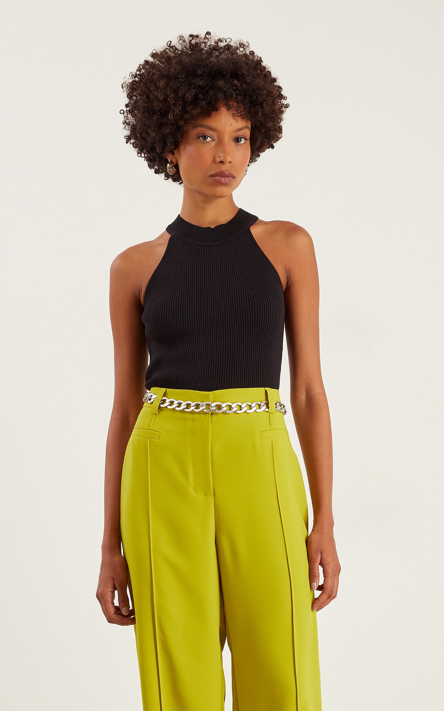 Regata Tricot Cava Preto