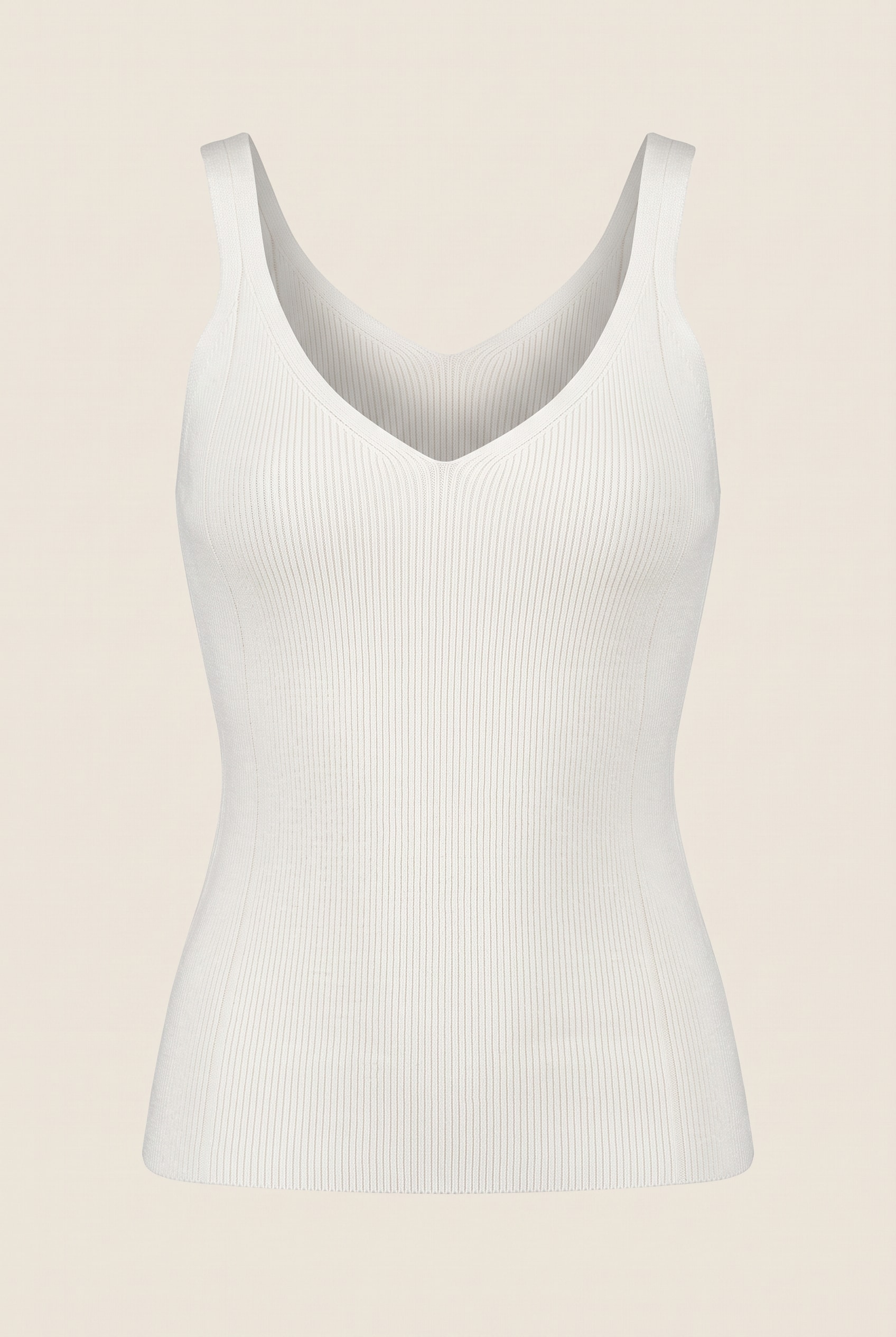 Regata Tricot Decote v Off White