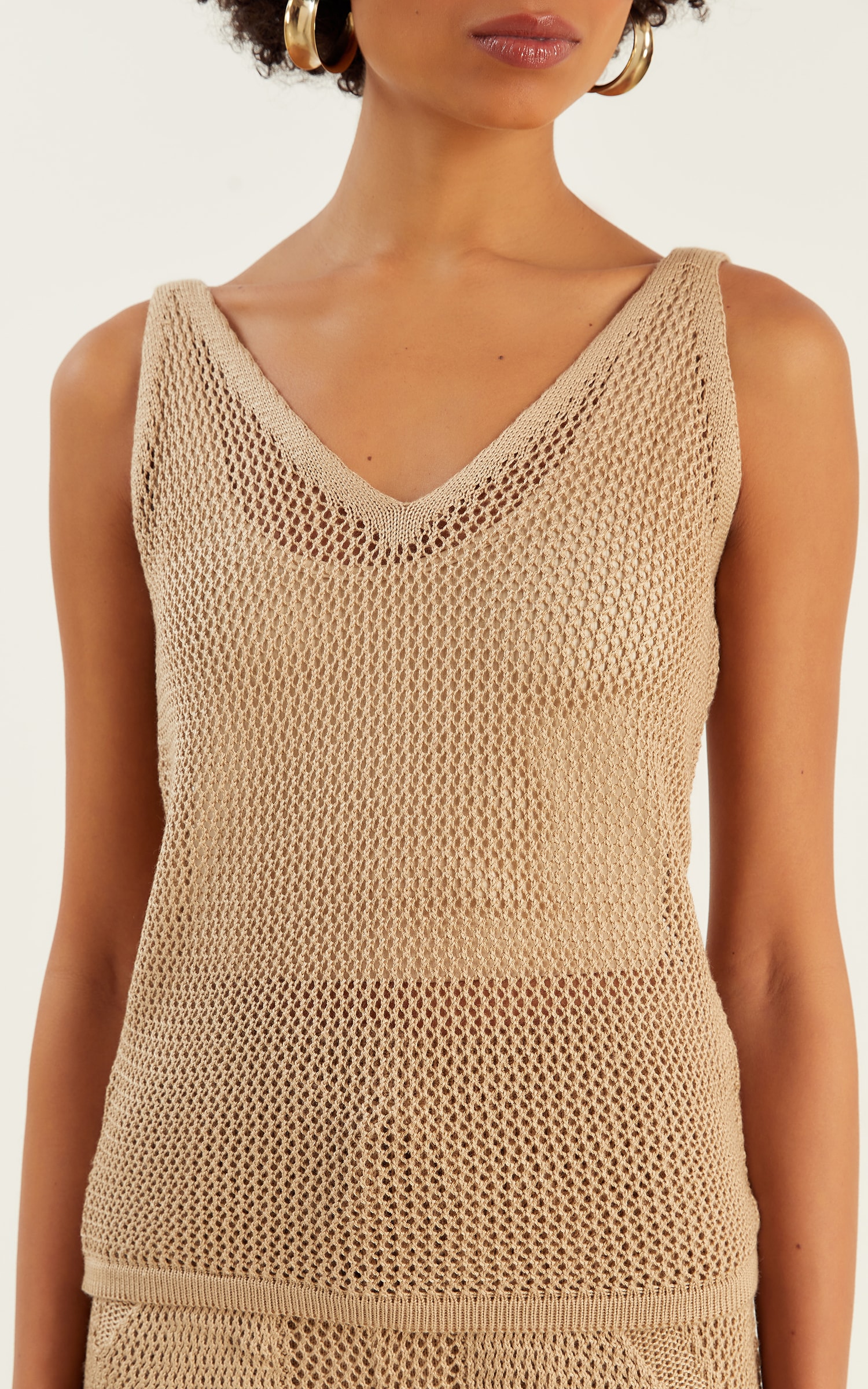 Regata Tricot Hole Caqui