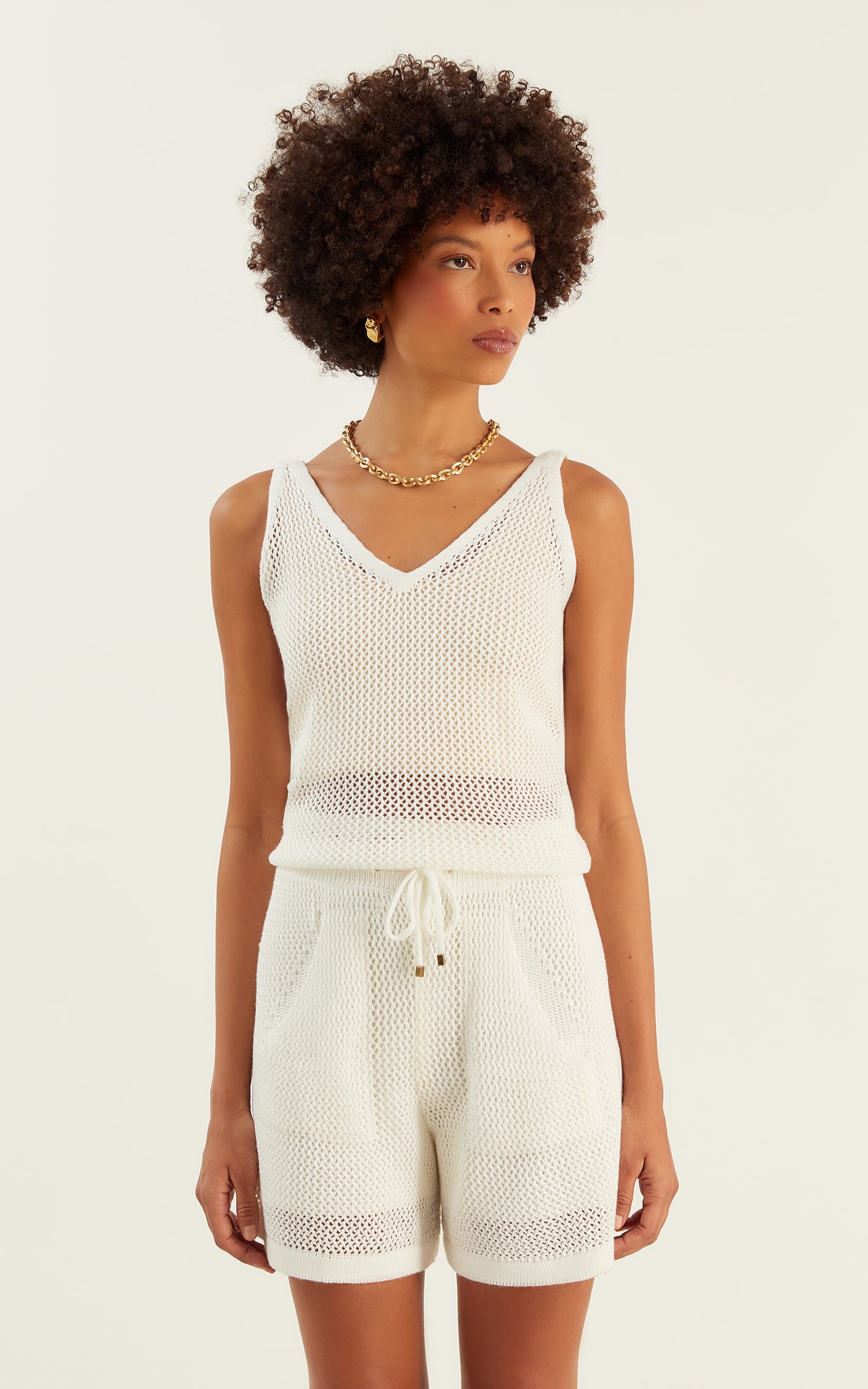 Regata Tricot Hole Off White
