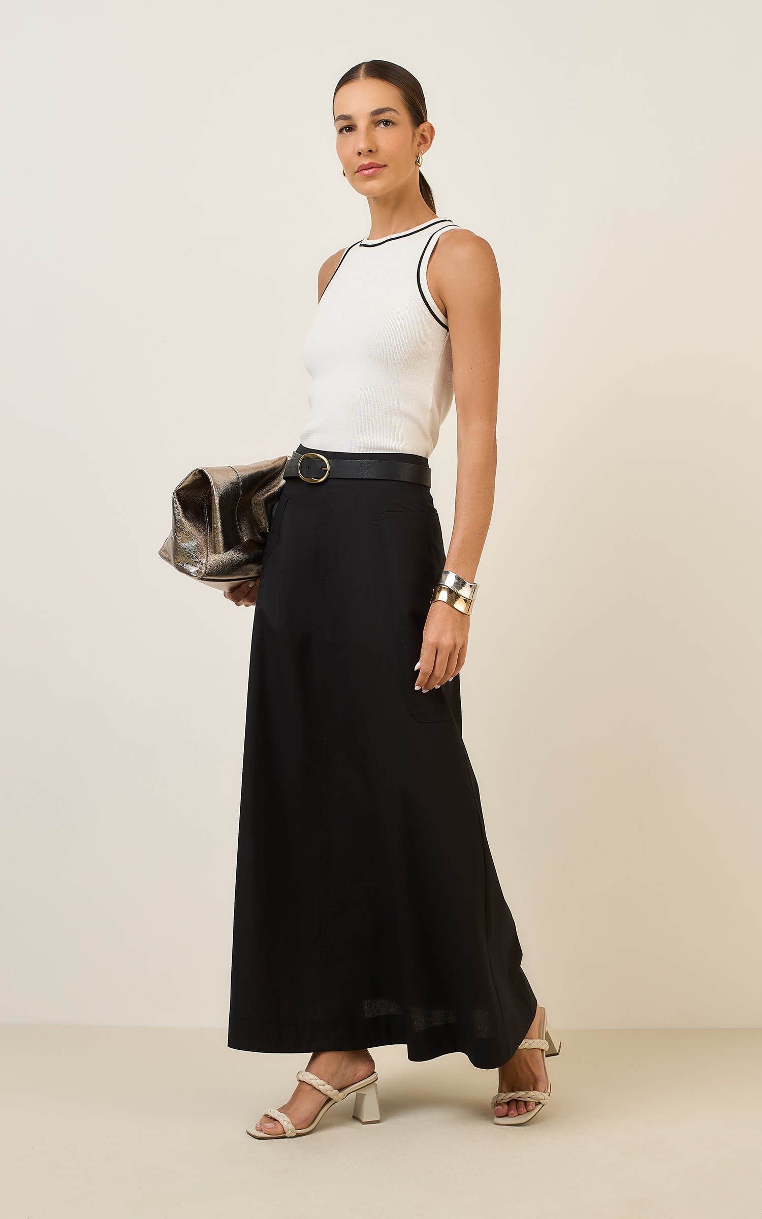 Regata Tricot Nadador Off White