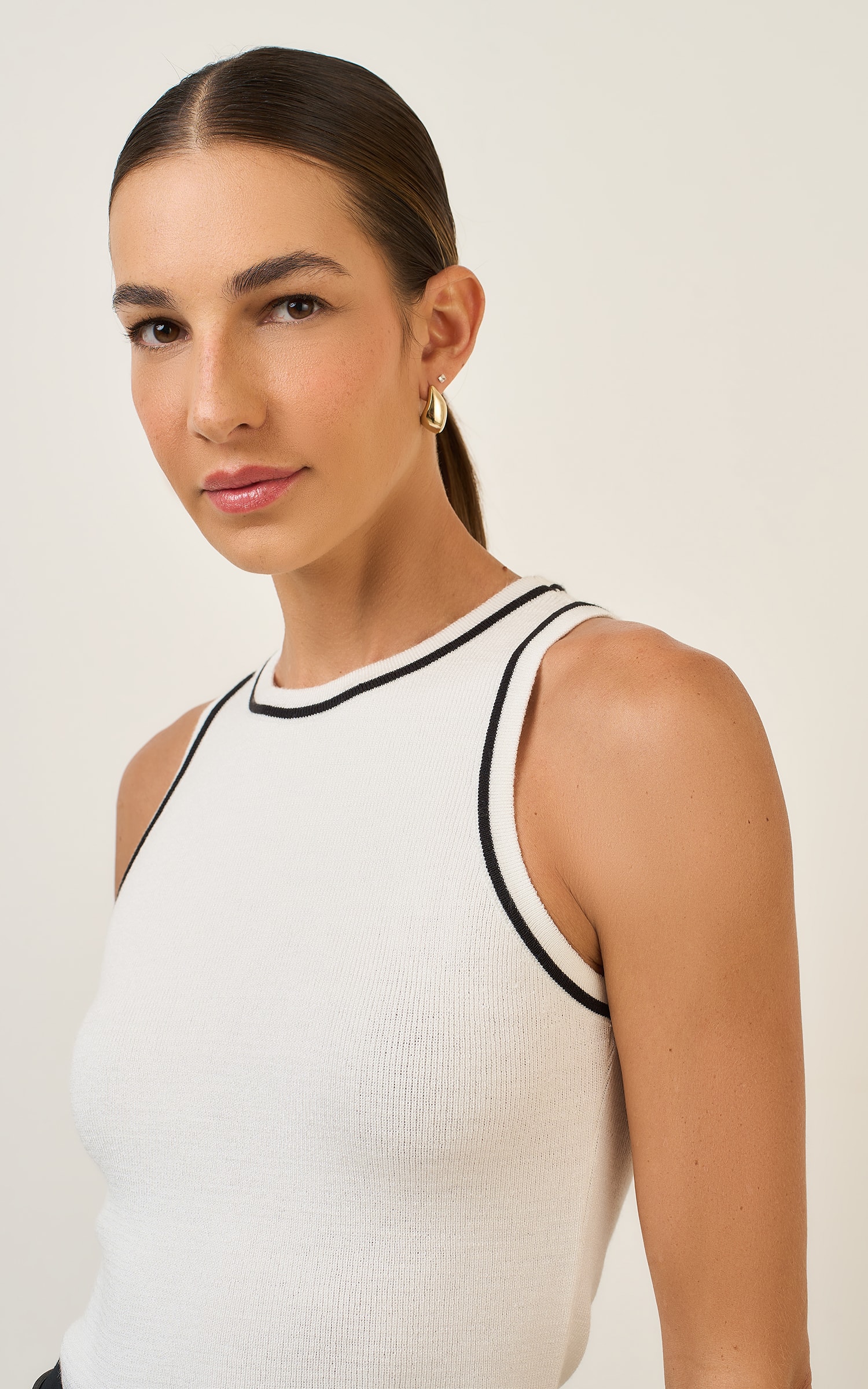 Regata Tricot Nadador Off White