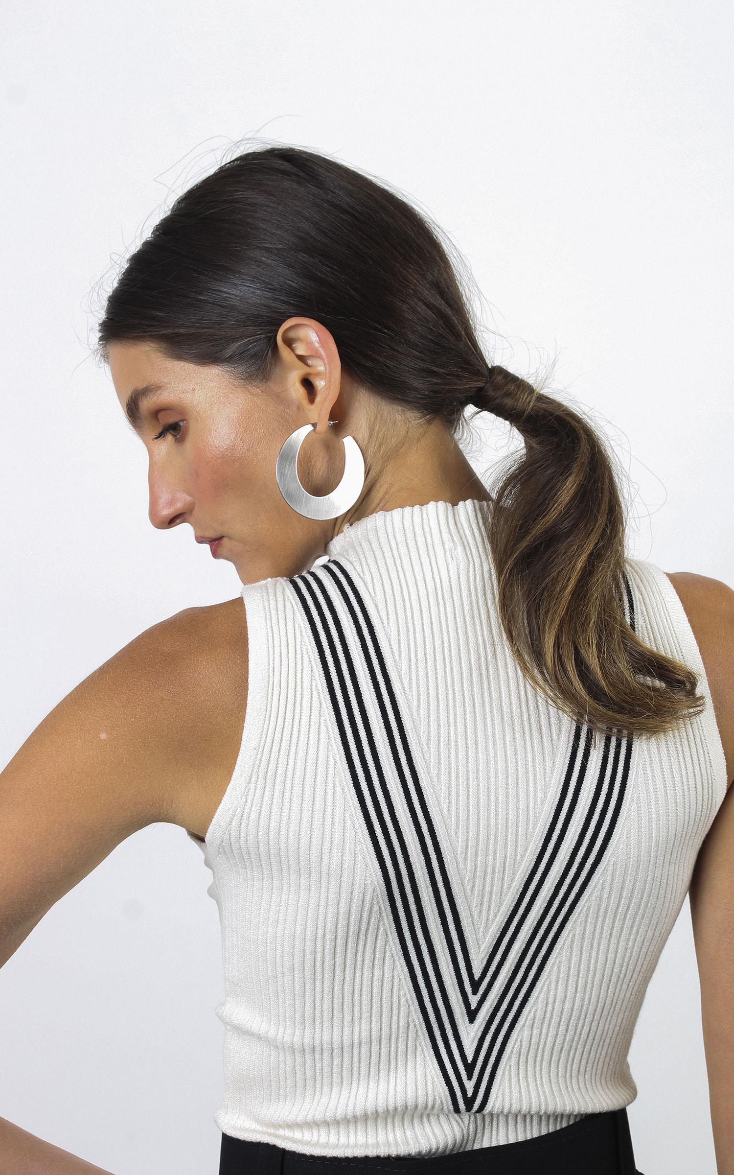Regata Tricot Retilínea Off White