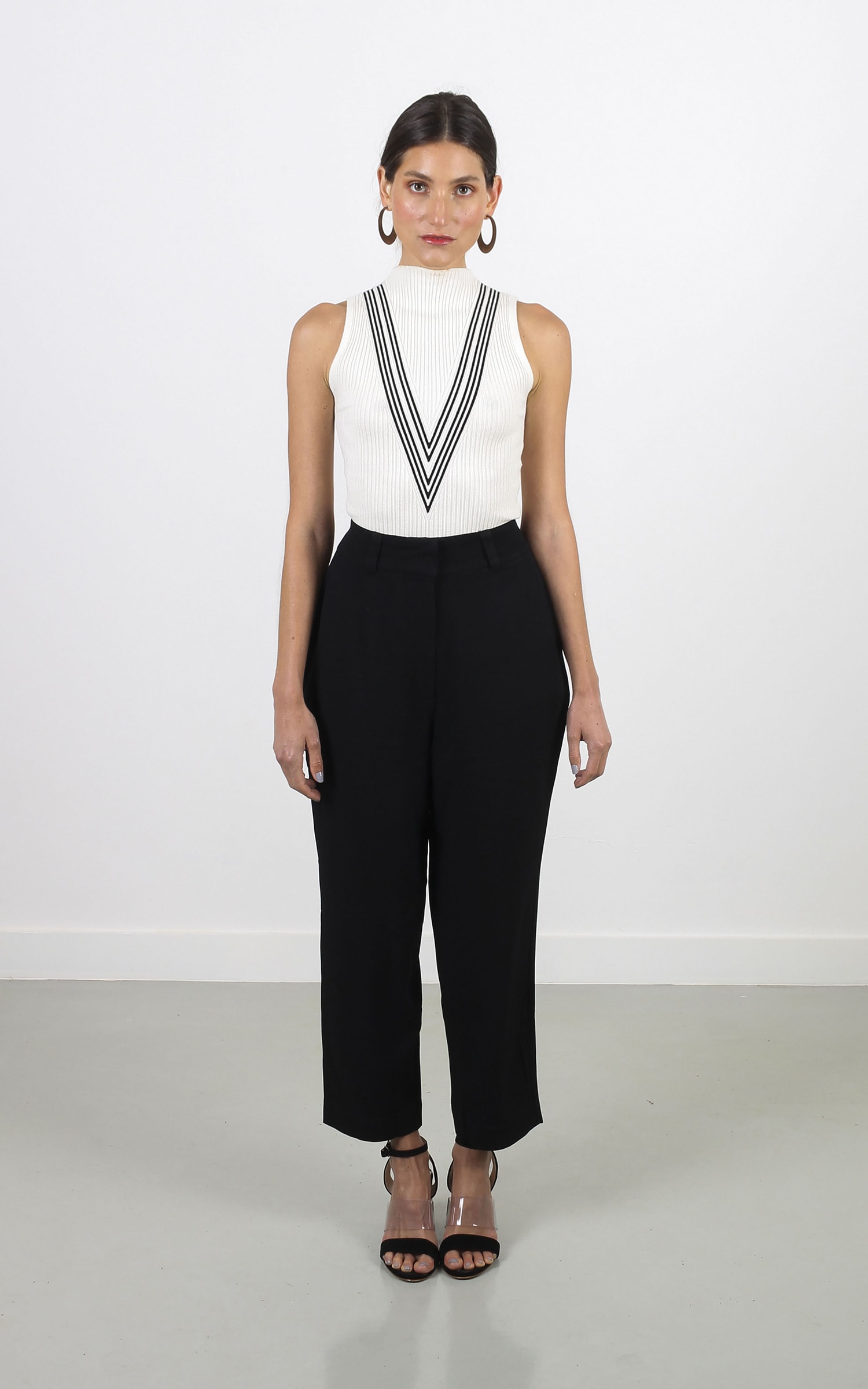 Regata Tricot Retilínea Off White