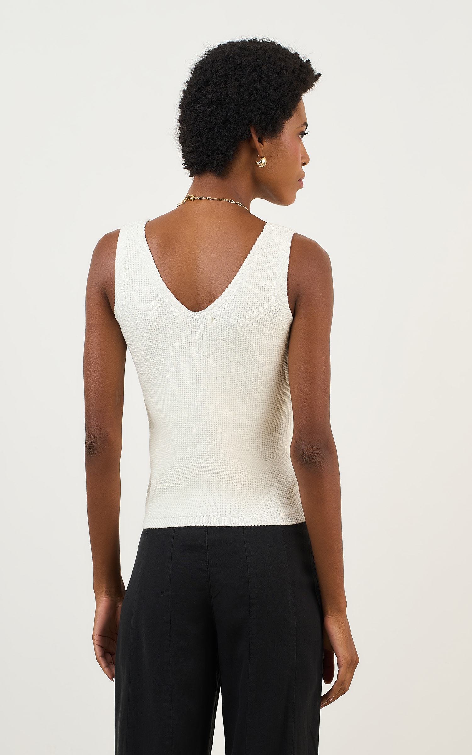 Regata Tricot Textura Off White