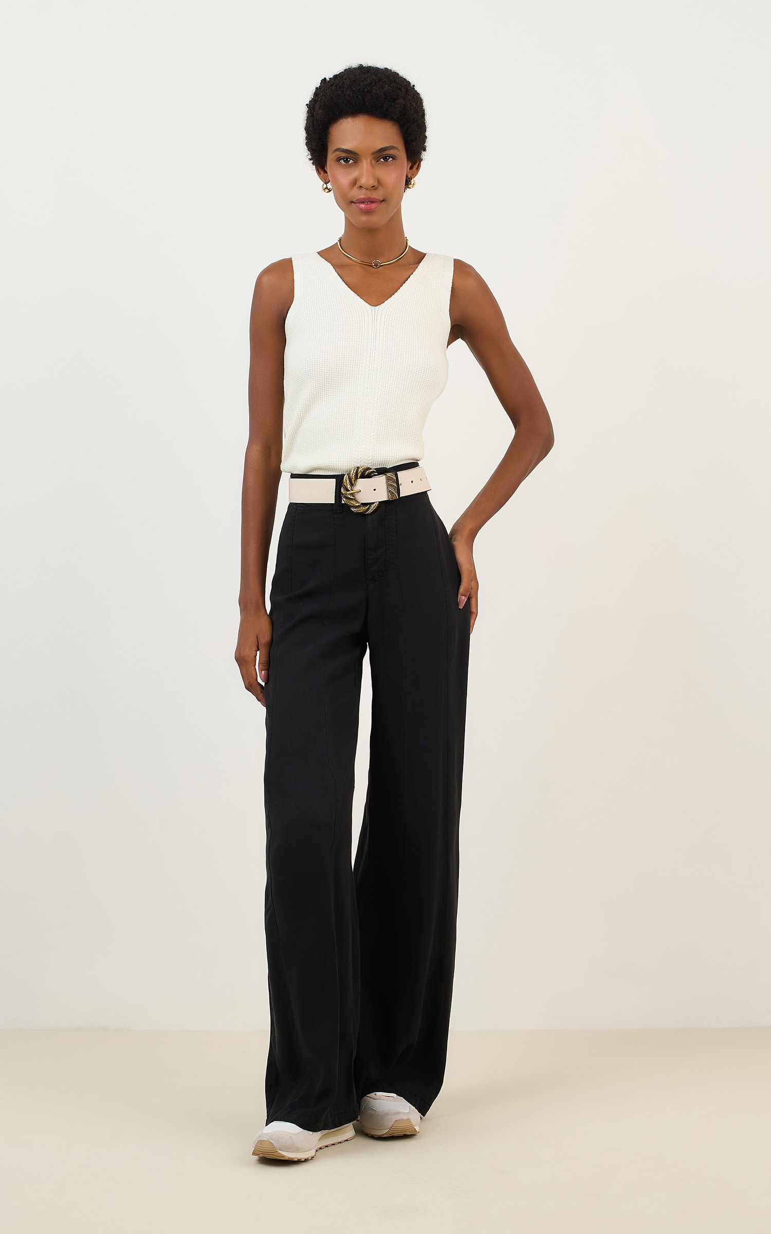 Regata Tricot Textura Off White