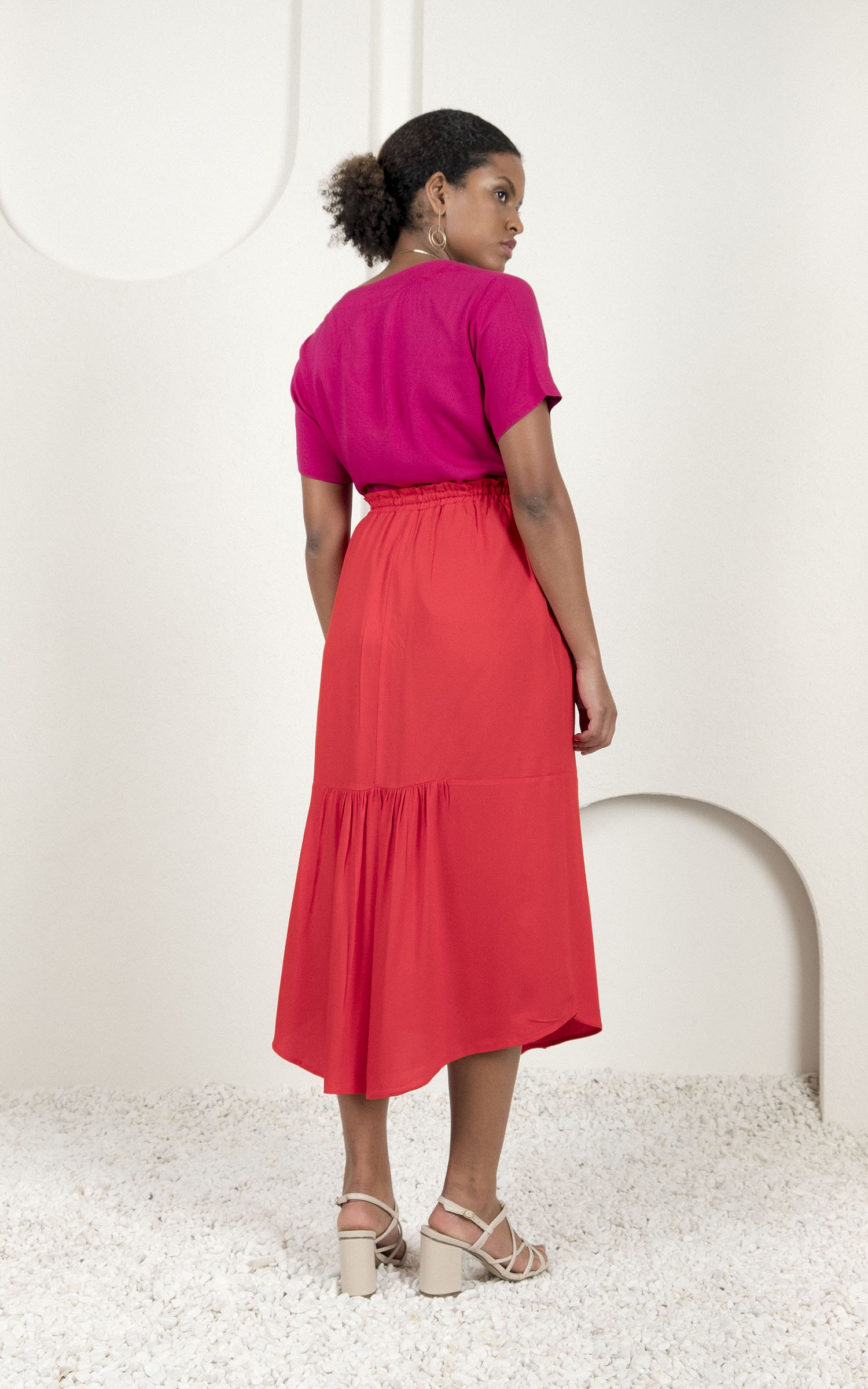 Saia Clean Vermelho