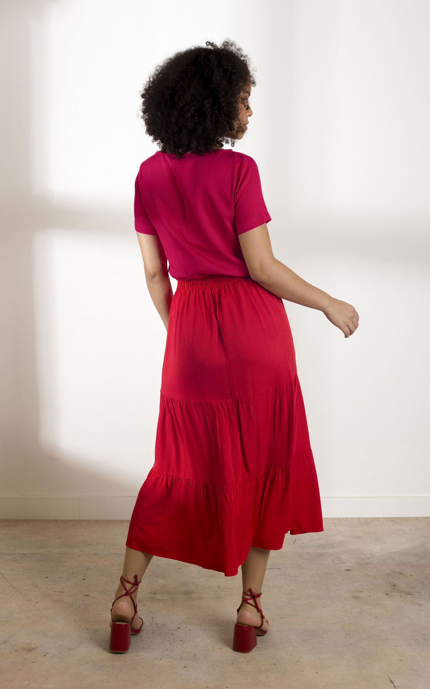 Saia Clean Vermelho
