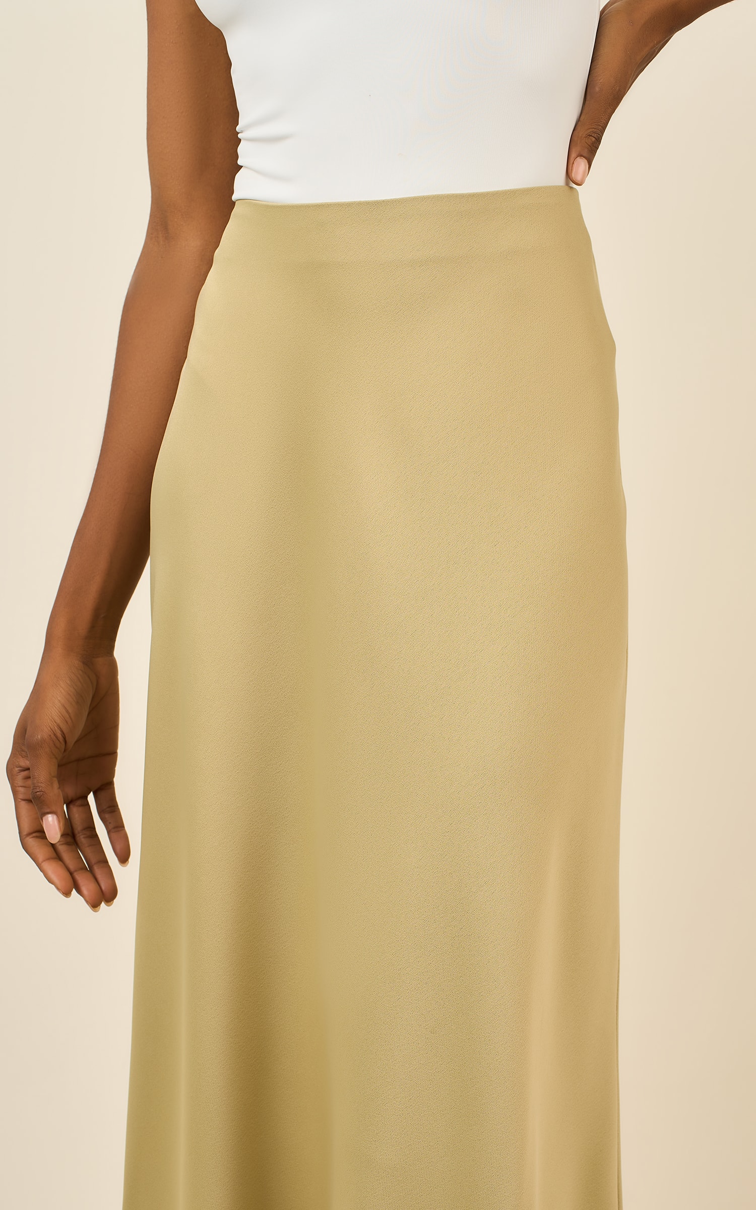 Saia Cropped Creative Cha Verde