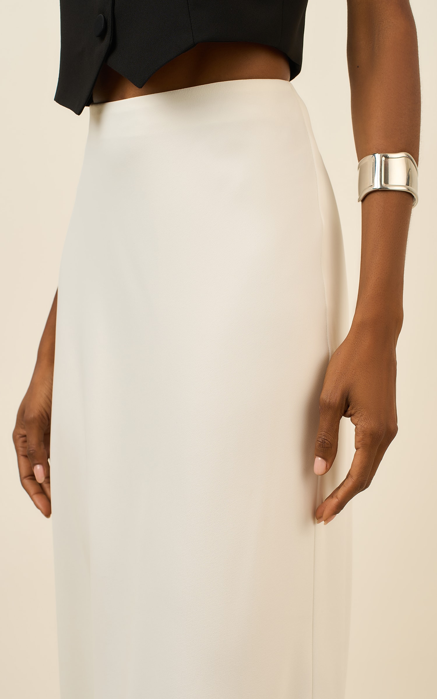 Saia Cropped Creative Off White