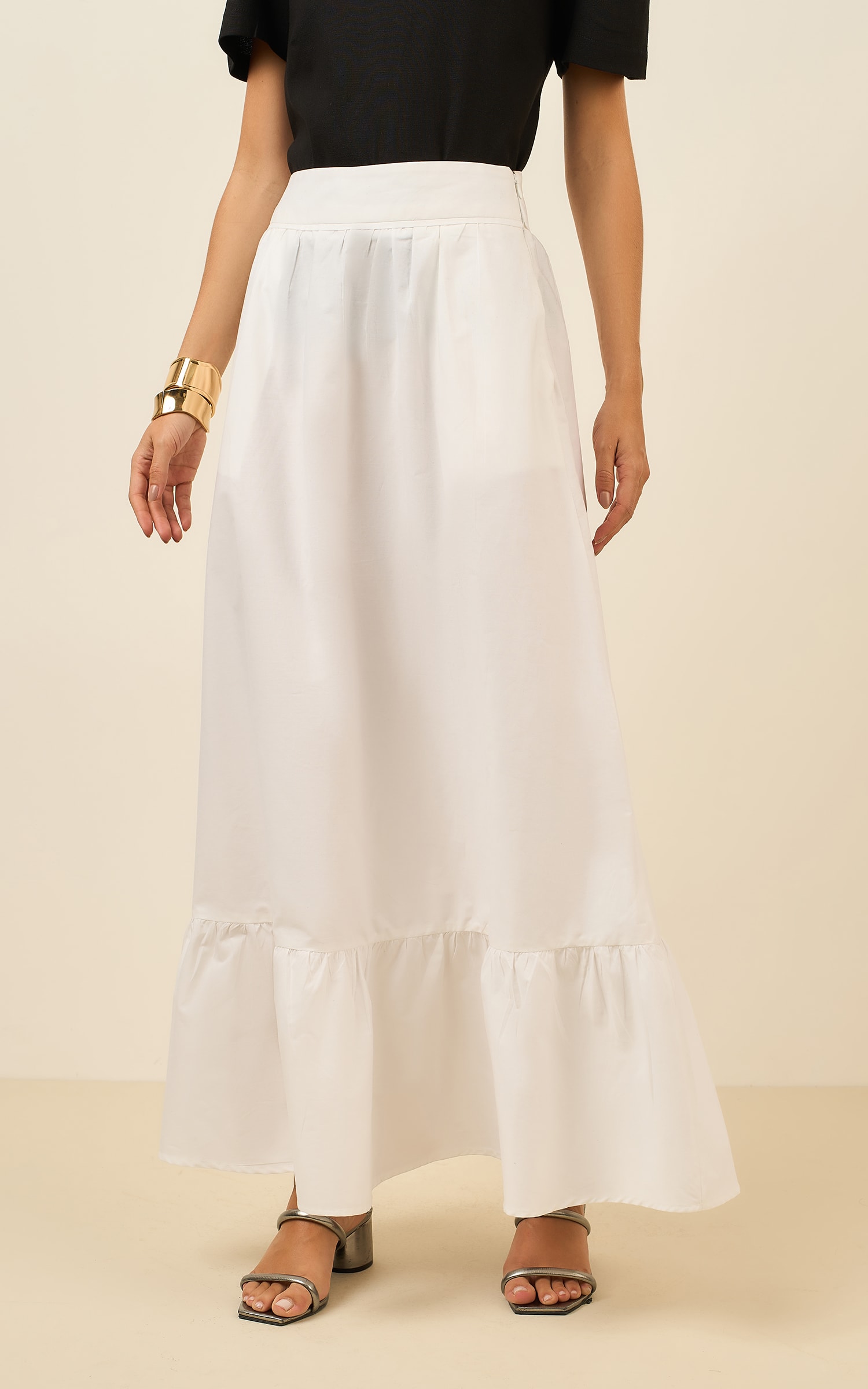 Saia Cropped Dinky Off White