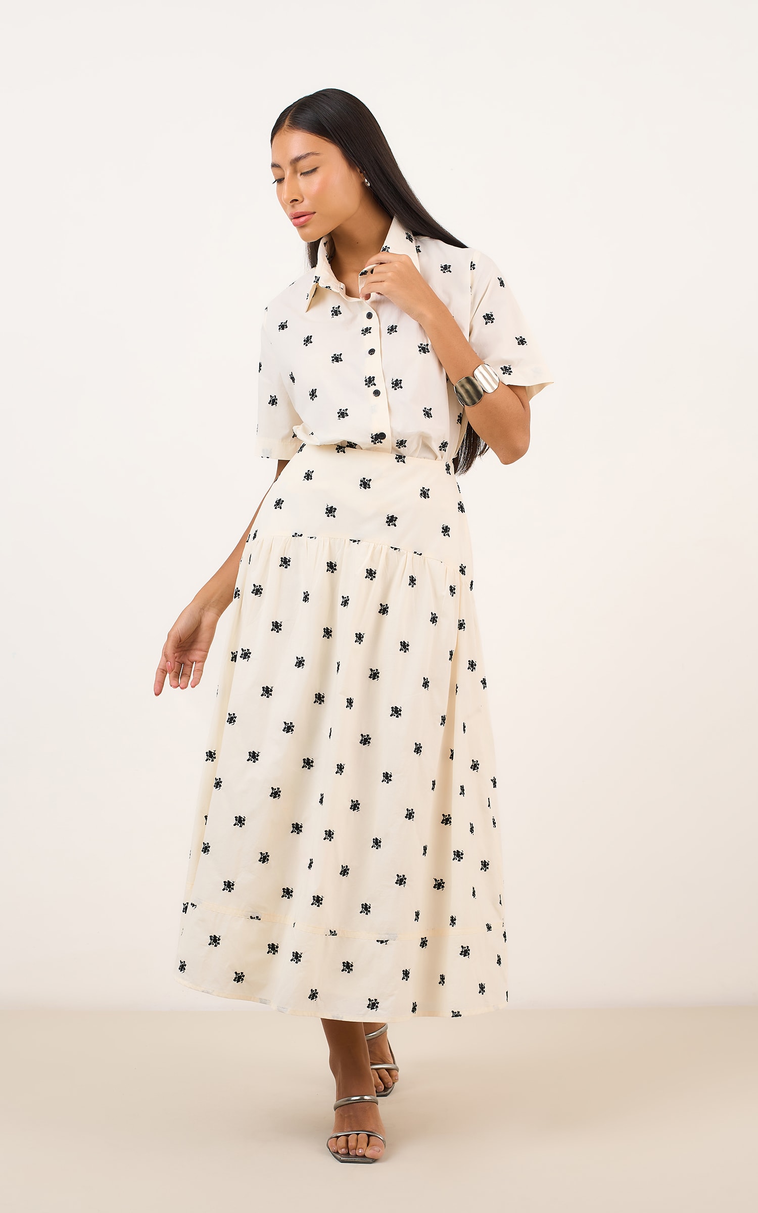 Saia Cropped Florian Off White