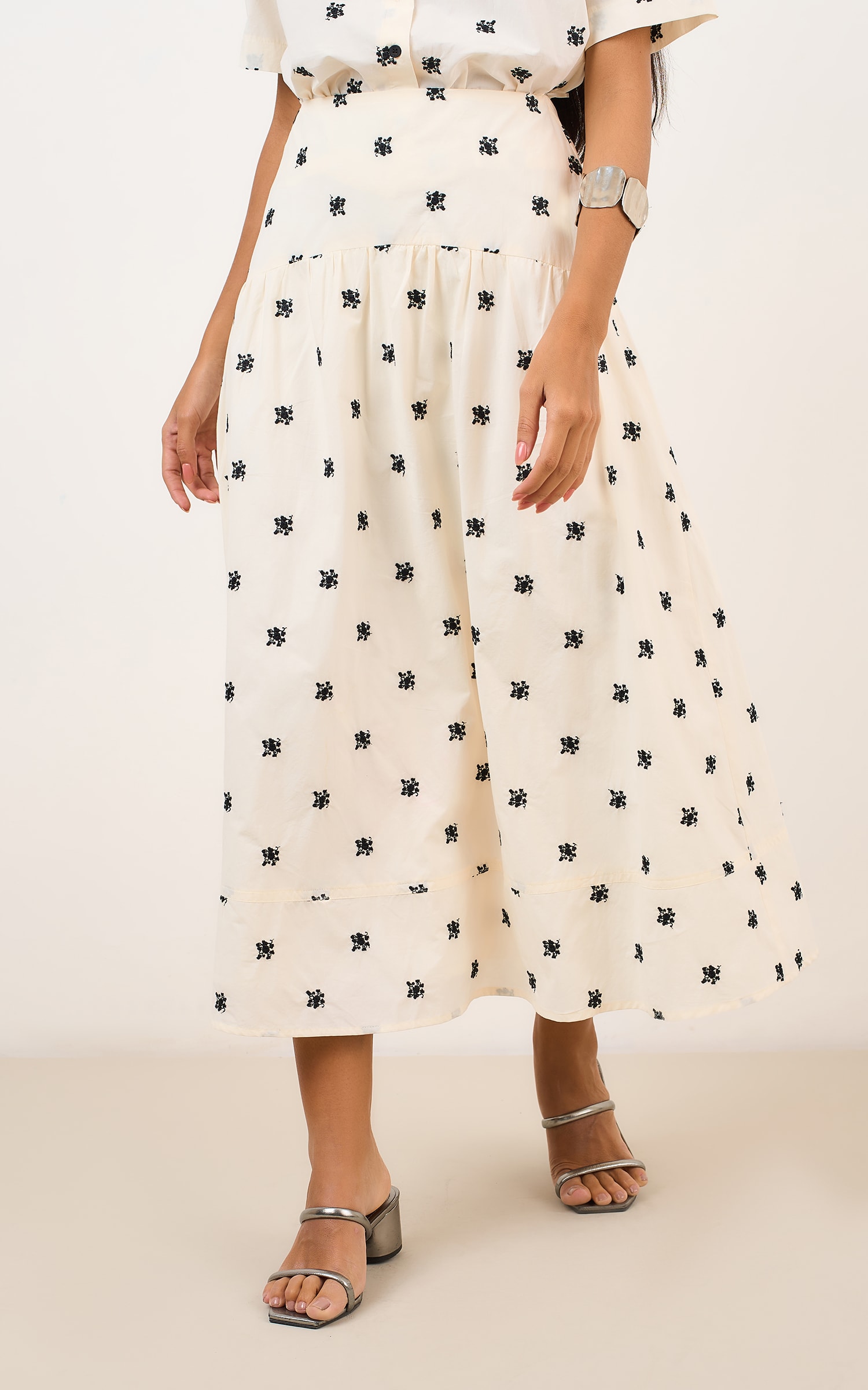 Saia Cropped Florian Off White