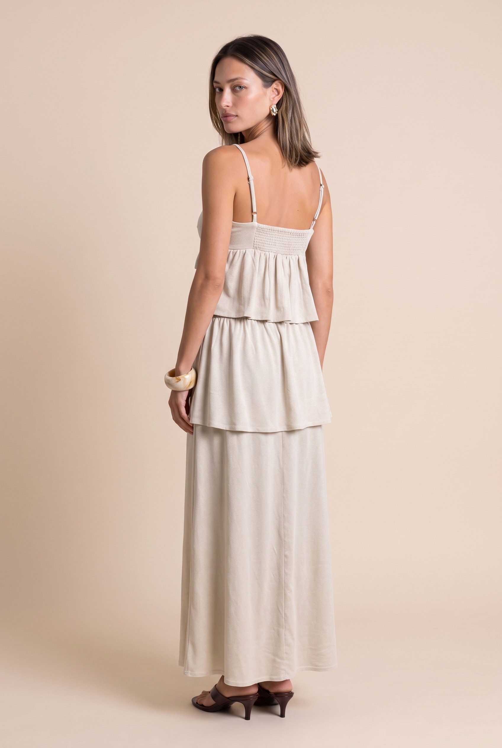 Saia Cropped Love Sunset Areia