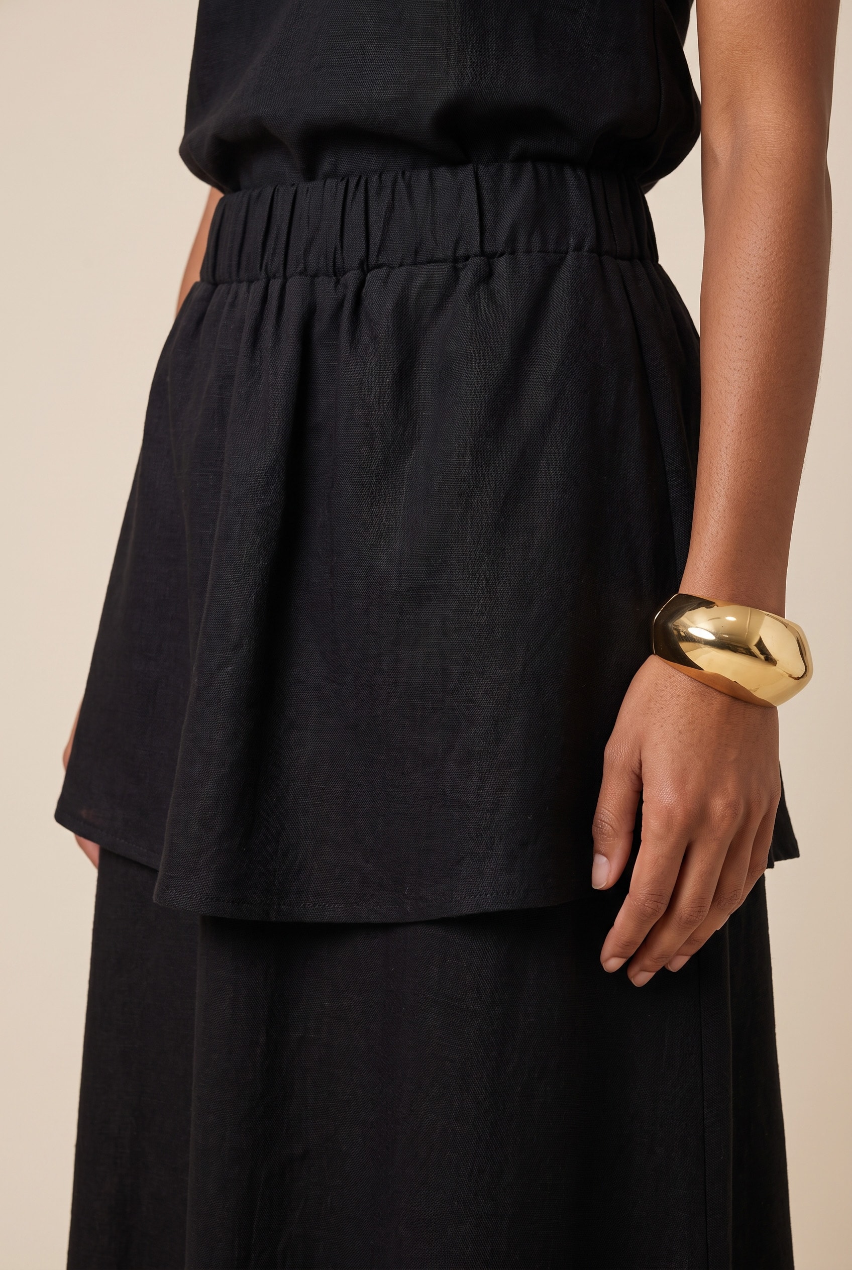 Saia Cropped Love Sunset Preto