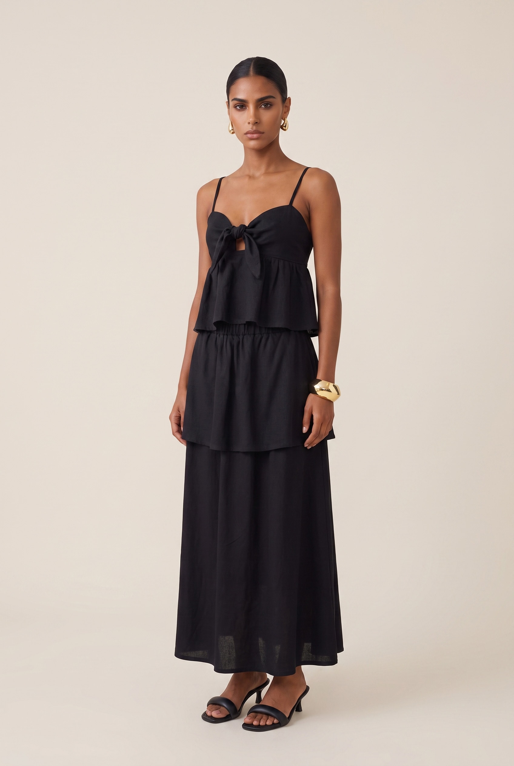 Saia Cropped Love Sunset Preto