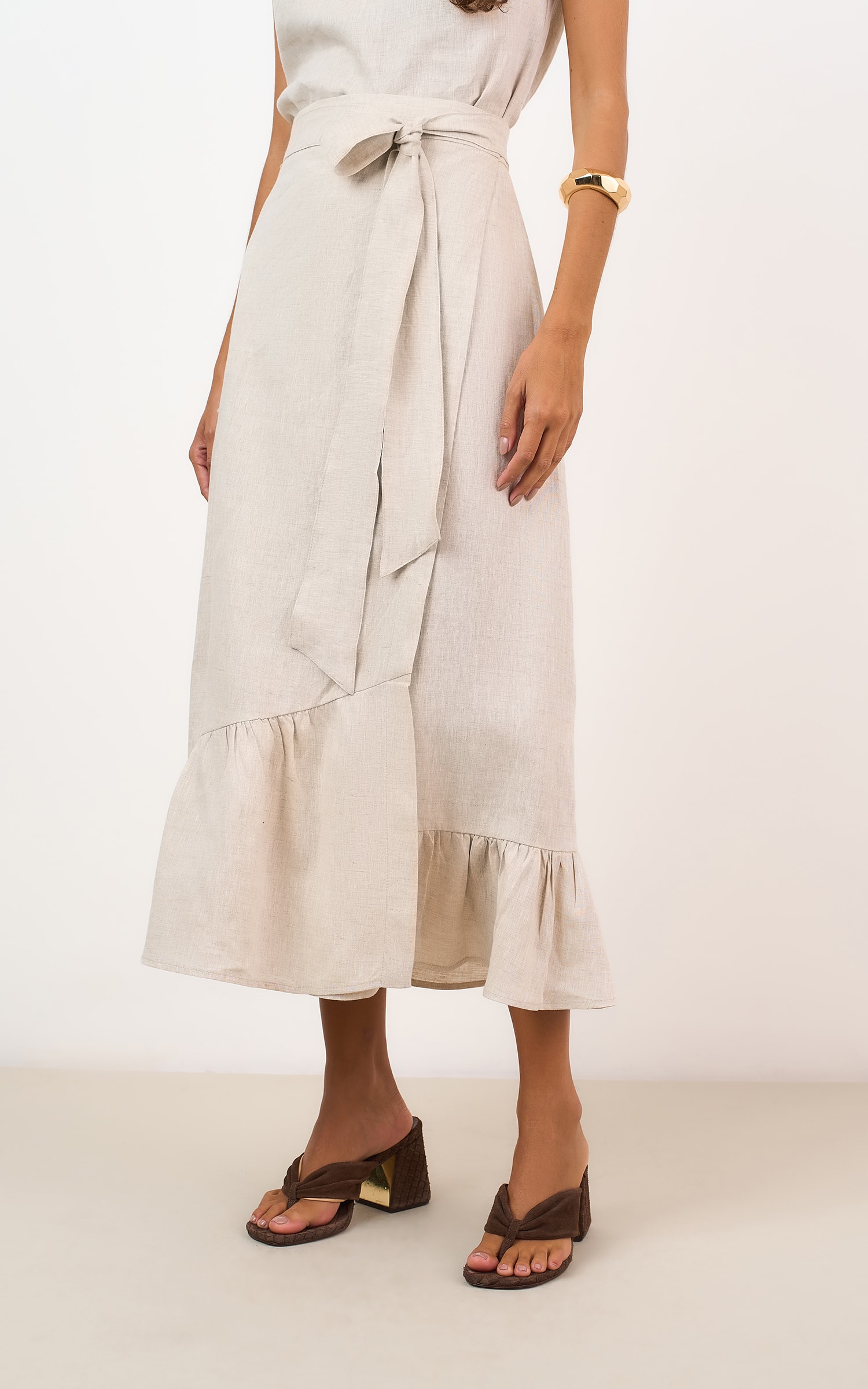 Saia Cropped Lungo Cru