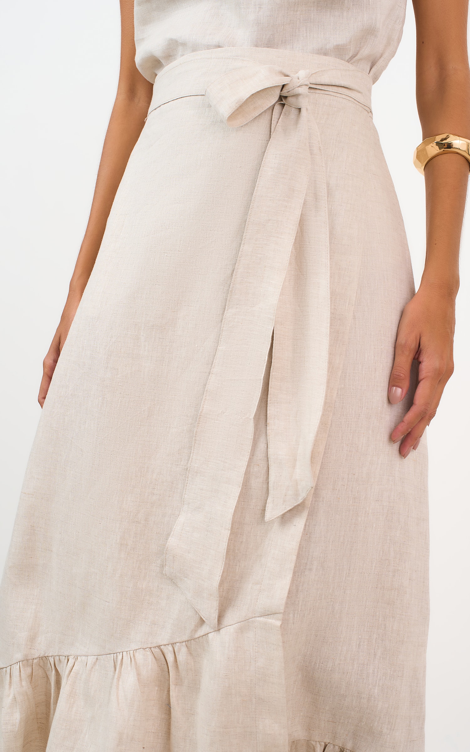 Saia Cropped Lungo Cru
