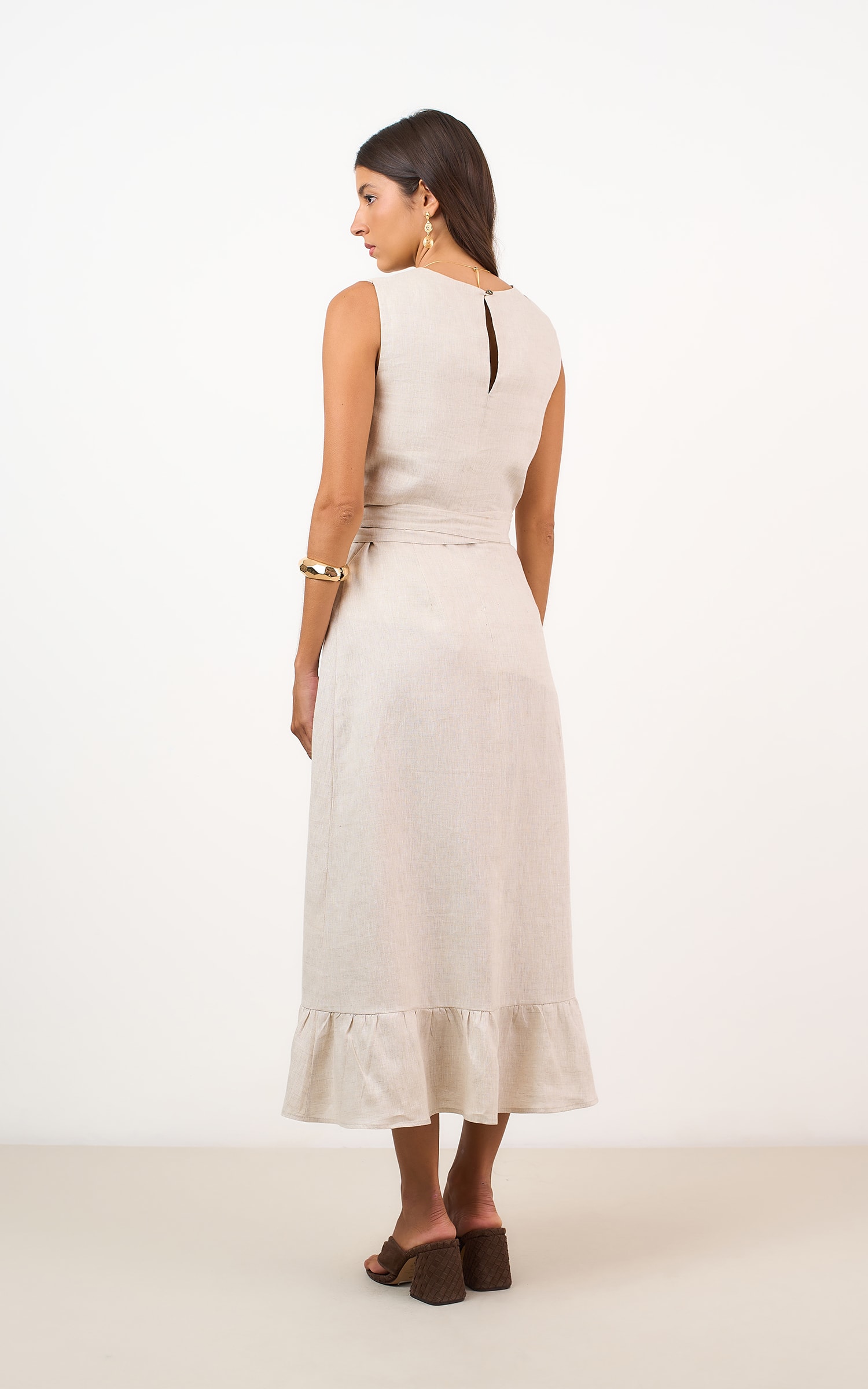 Saia Cropped Lungo Cru