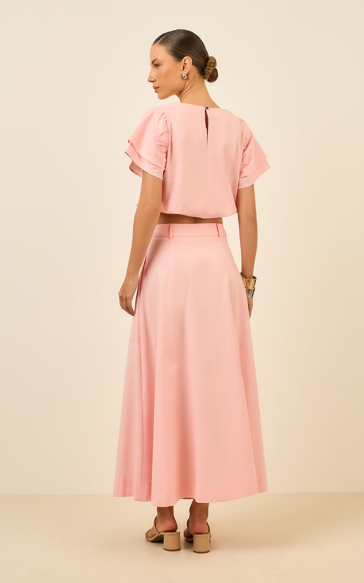 Saia Cropped Recortes Poetic Ballet