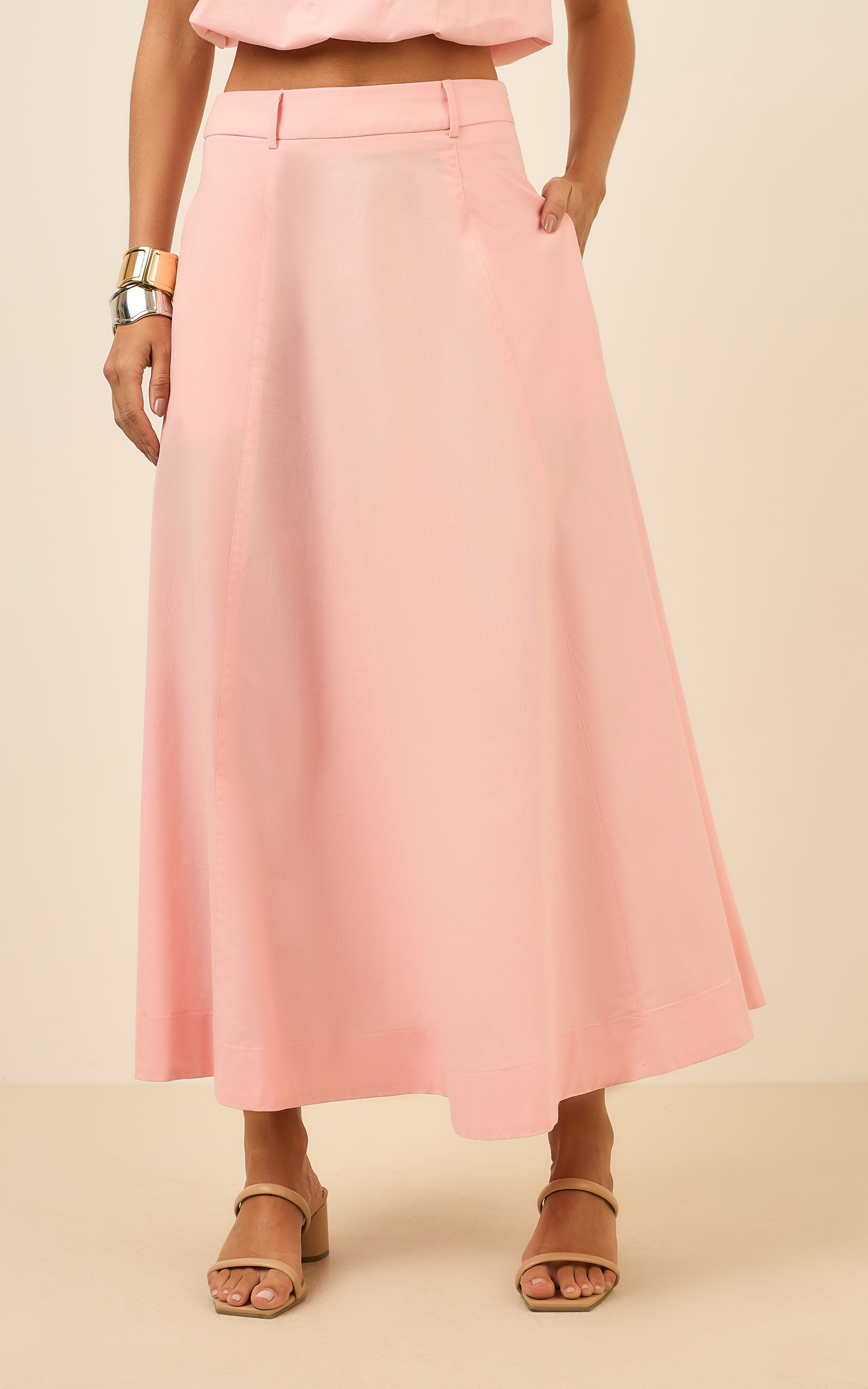 Saia Cropped Recortes Poetic Ballet
