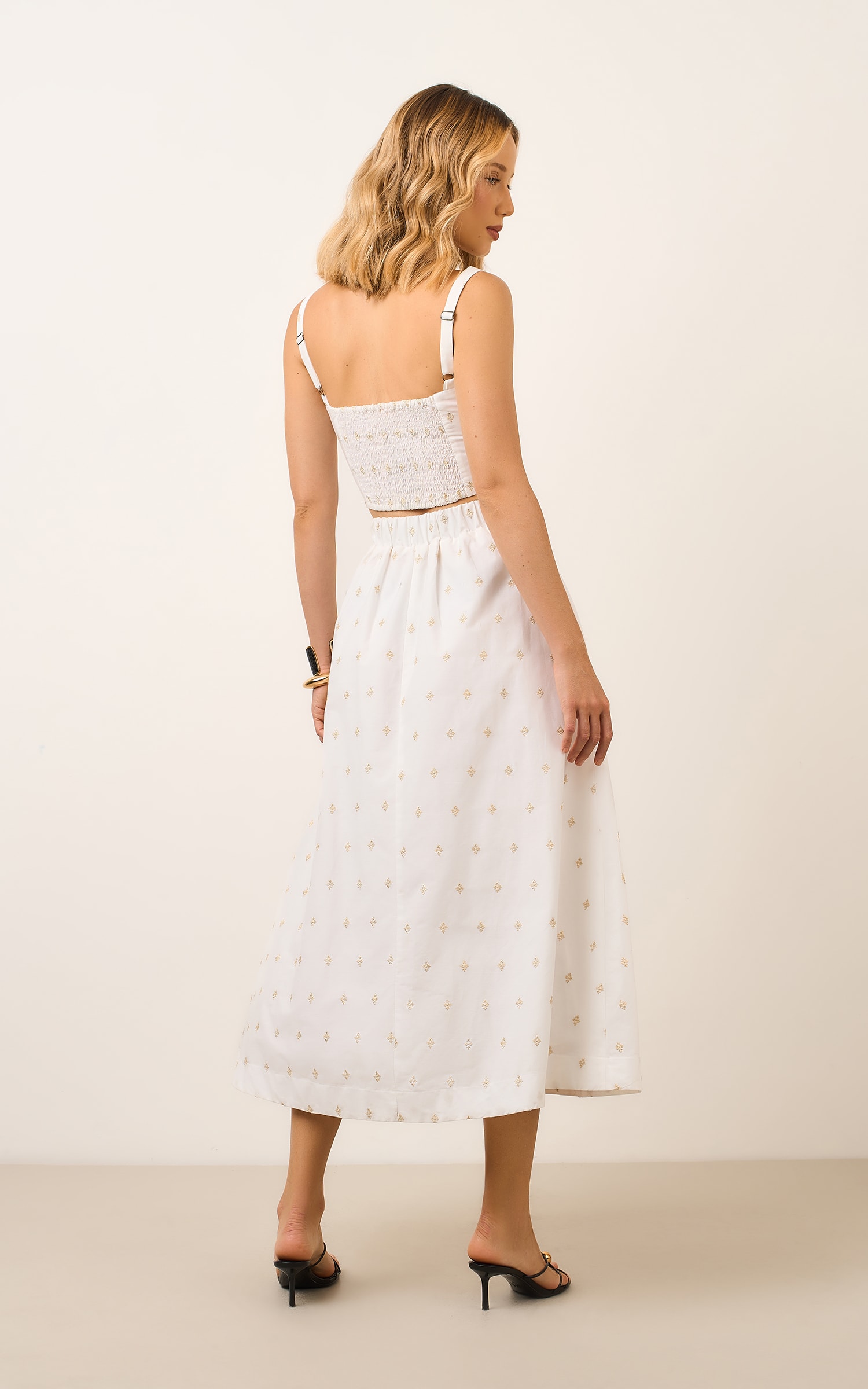 Saia Cropped Selaron Off White