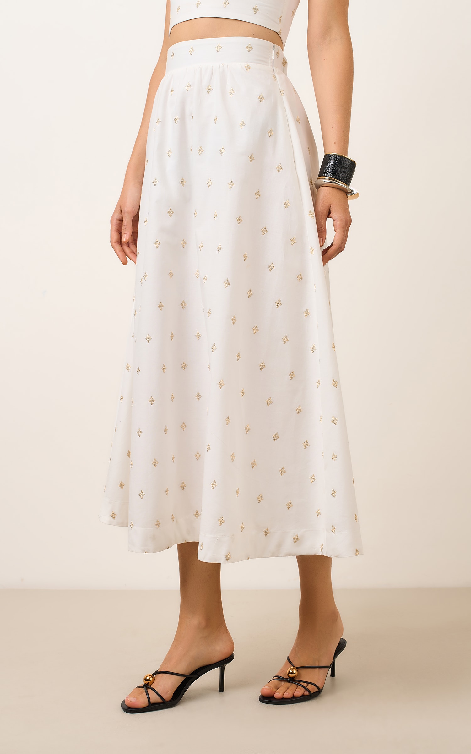 Saia Cropped Selaron Off White