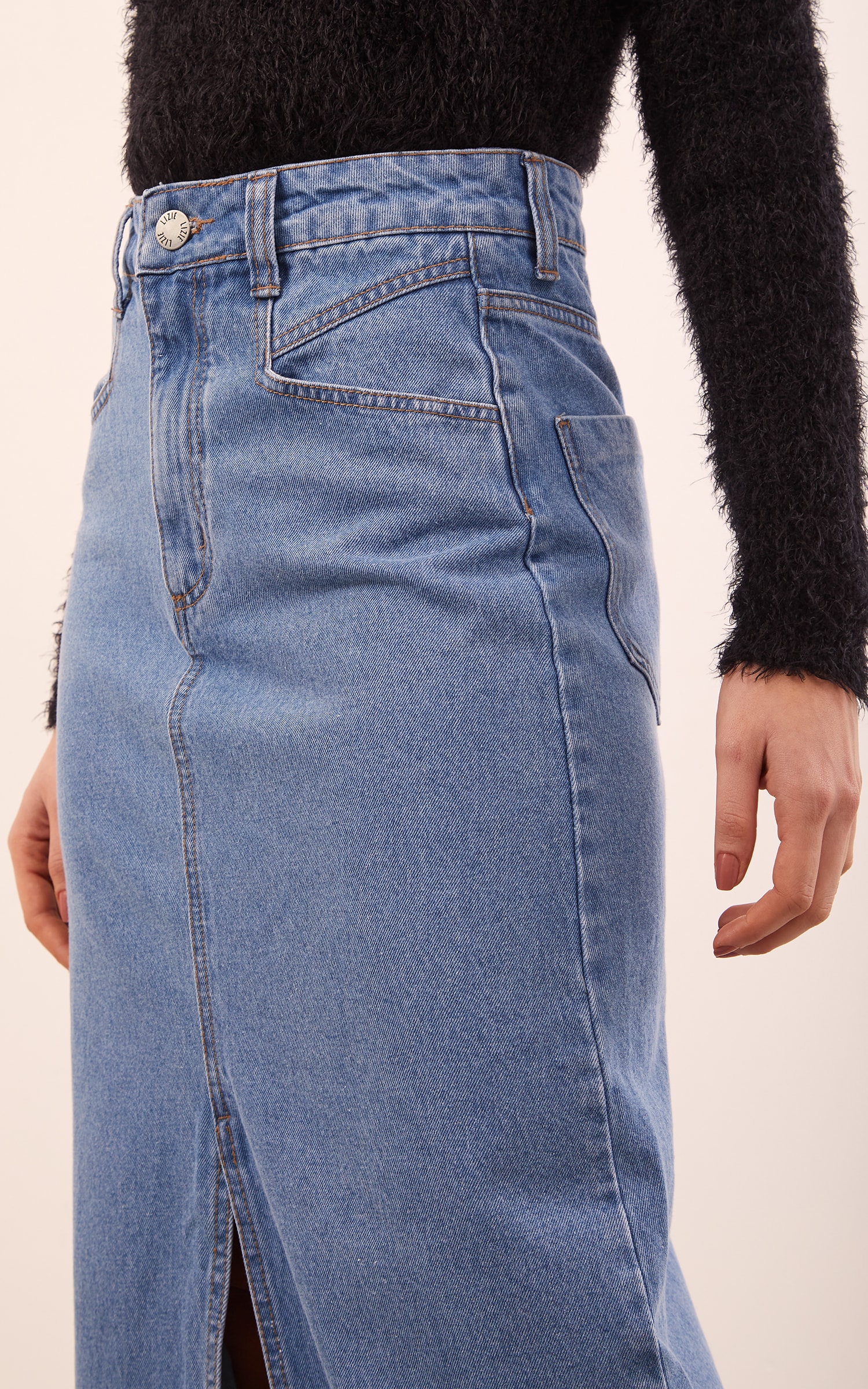 Saia Longa Jeans