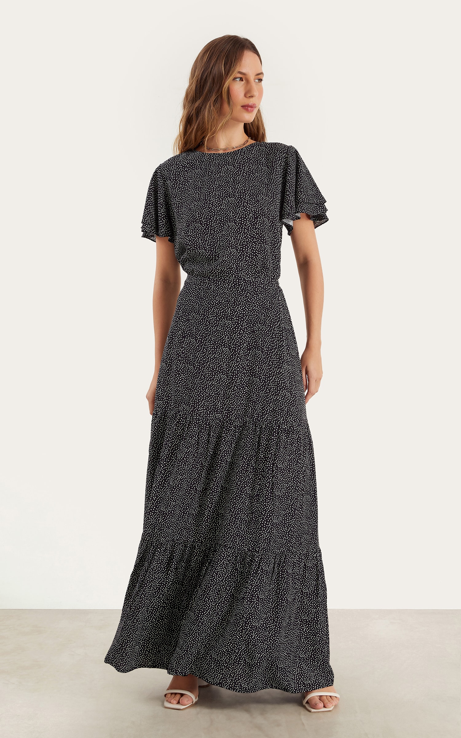 Saia Longa Pepper Preto