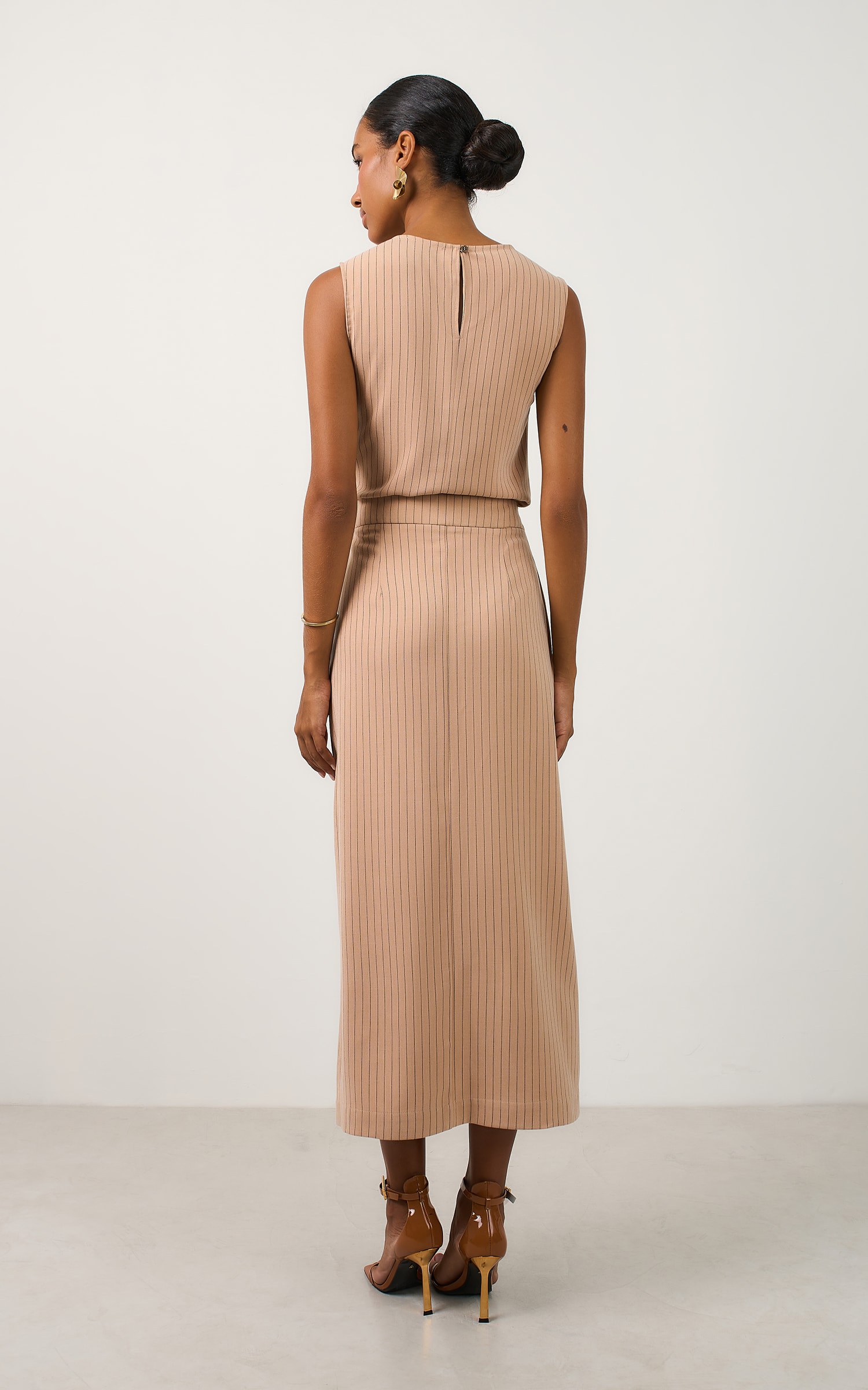Saia Midi Artico Nude