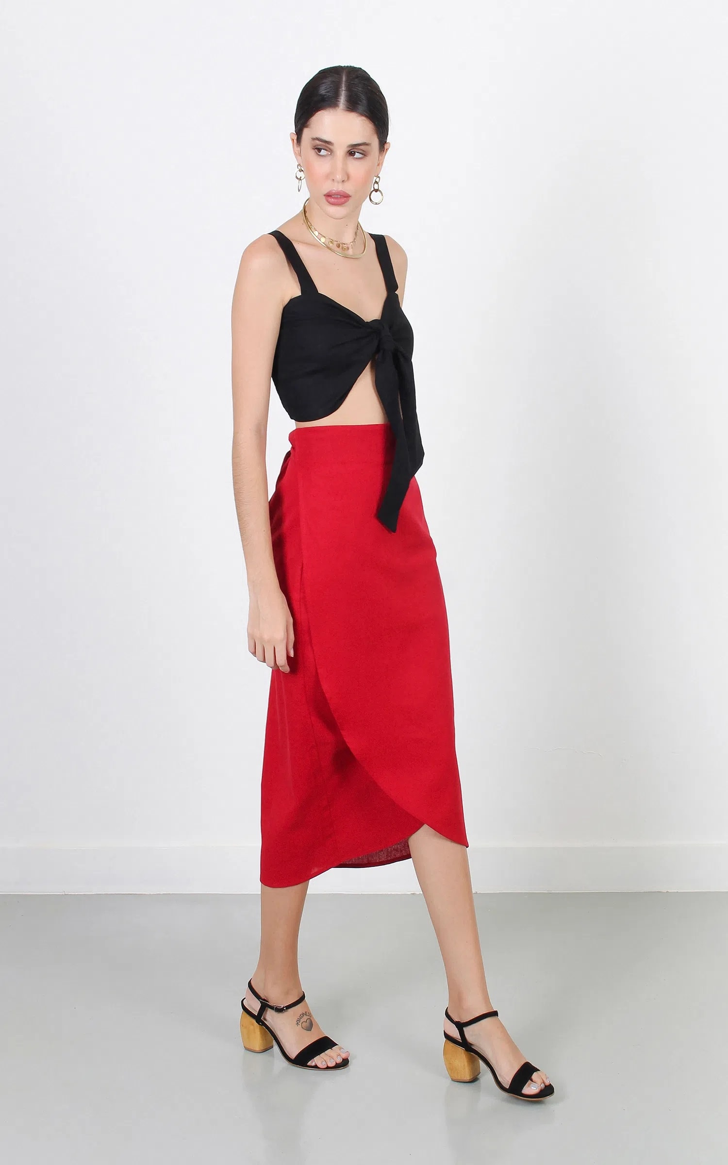 Saia Midi Atenas Vermelho