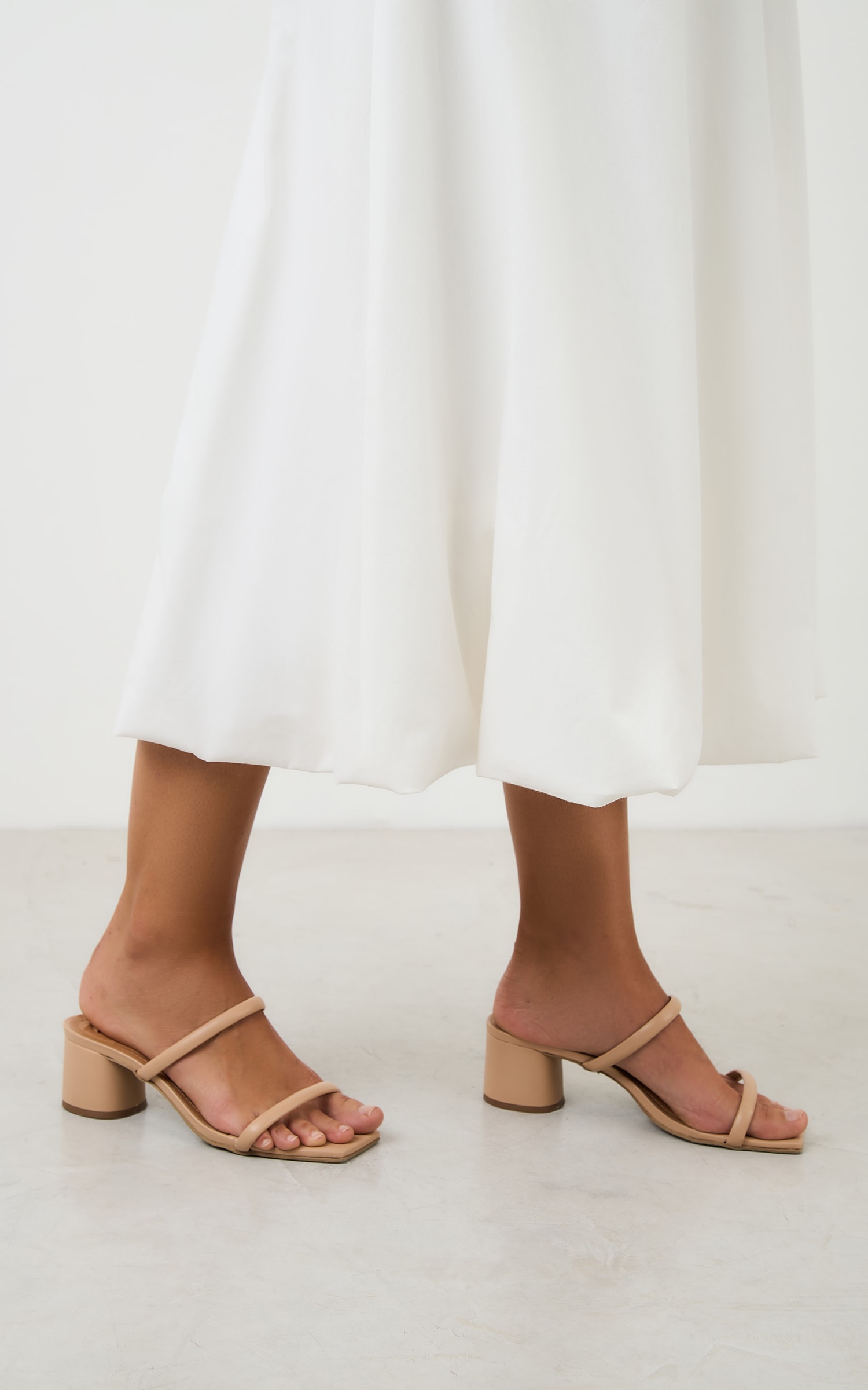 Saia Midi Balone Chateau Off White